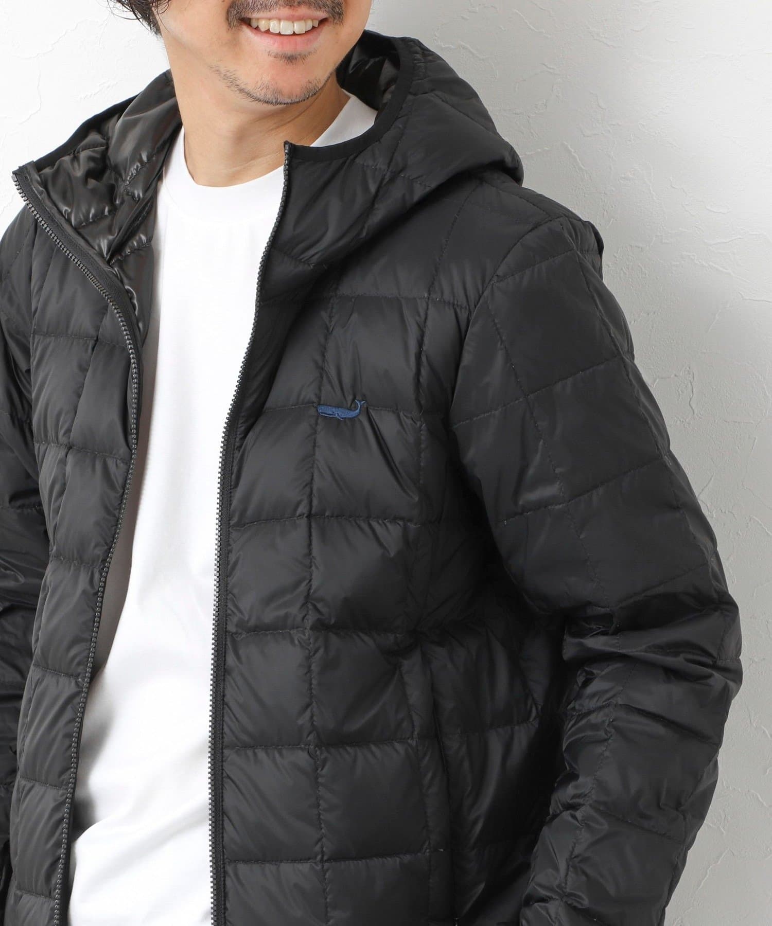 NOLLEY'S(ノーリーズ) 【TAION】別注クジラ刺繍HOOD W-ZIP DOWN JKT