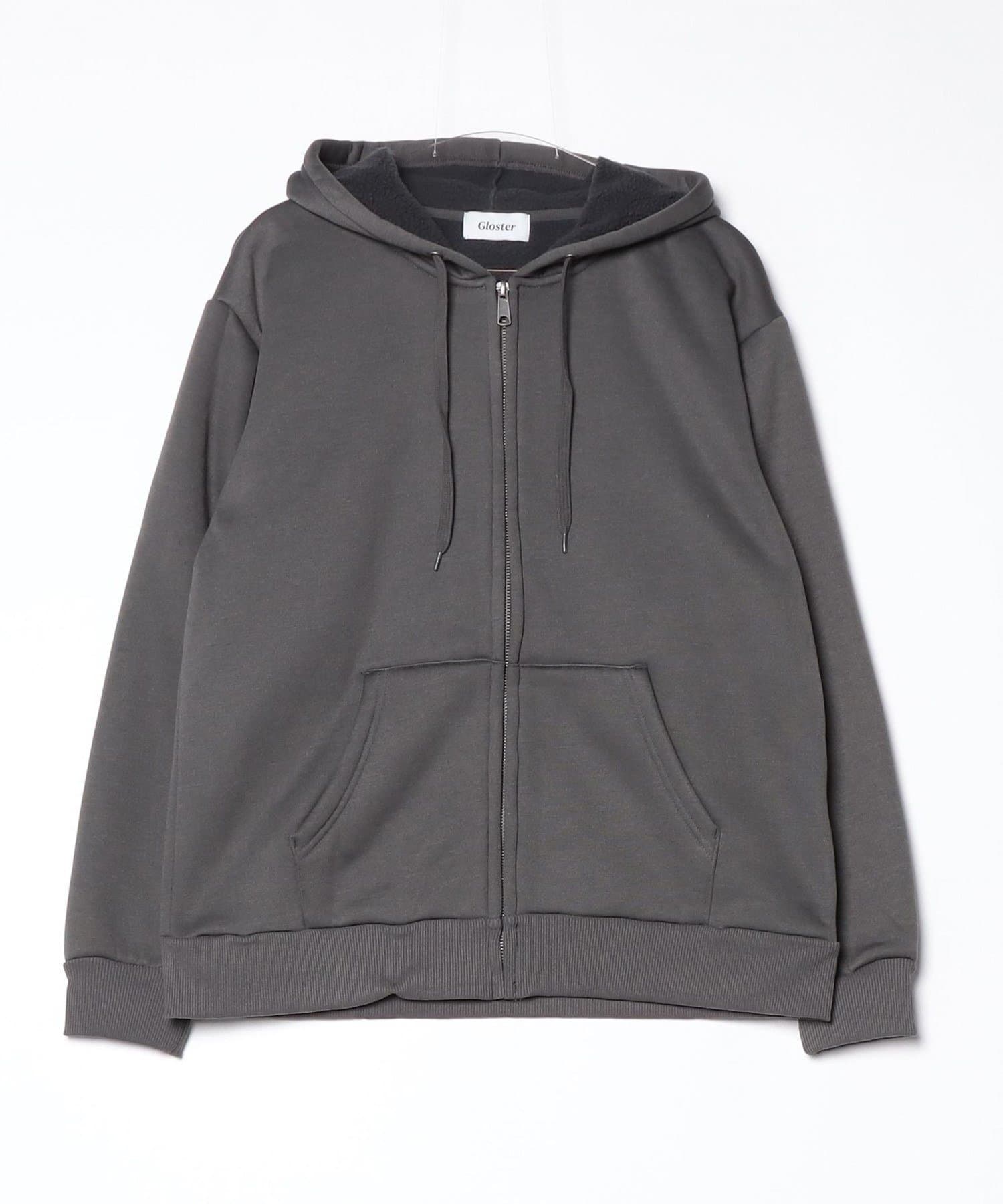 FREDY & GLOSTER(フレディ アンド グロスター) 【カルボアシリーズ】UNISEX ワイドジップパーカー