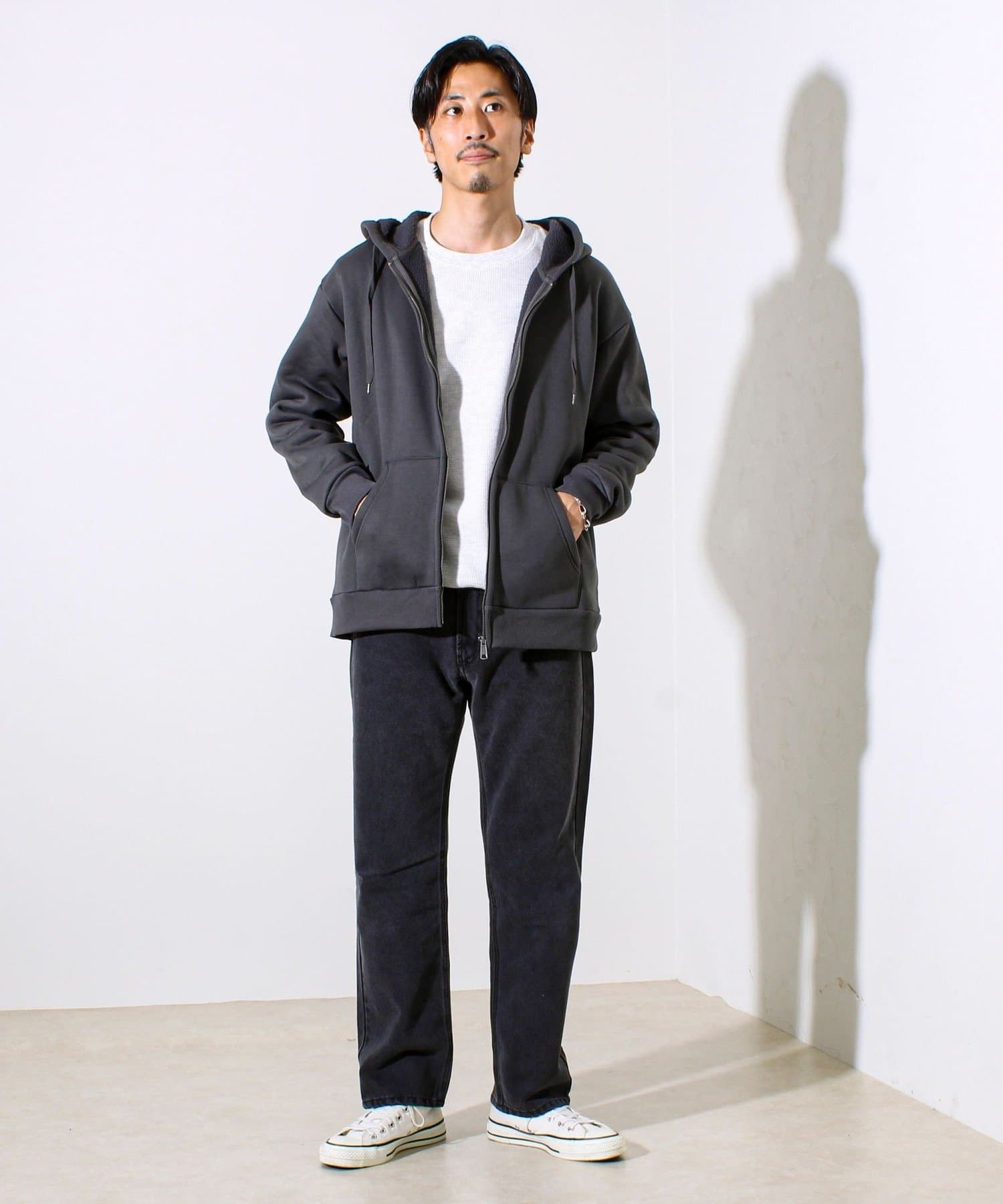 カルボアシリーズ】UNISEX ワイドジップパーカー | FREDY & GLOSTER 