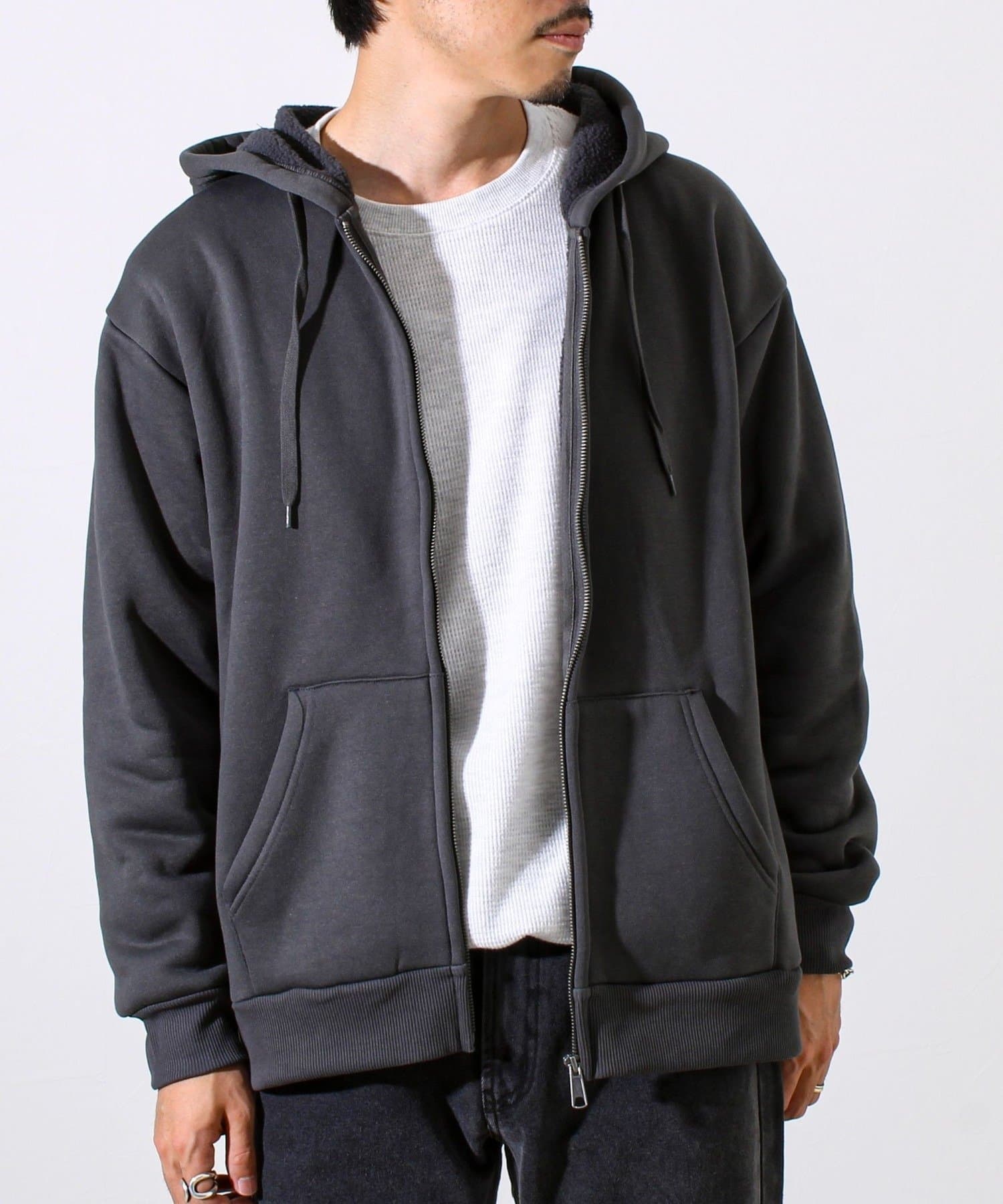 カルボアシリーズ】UNISEX ワイドジップパーカー | FREDY & GLOSTER 