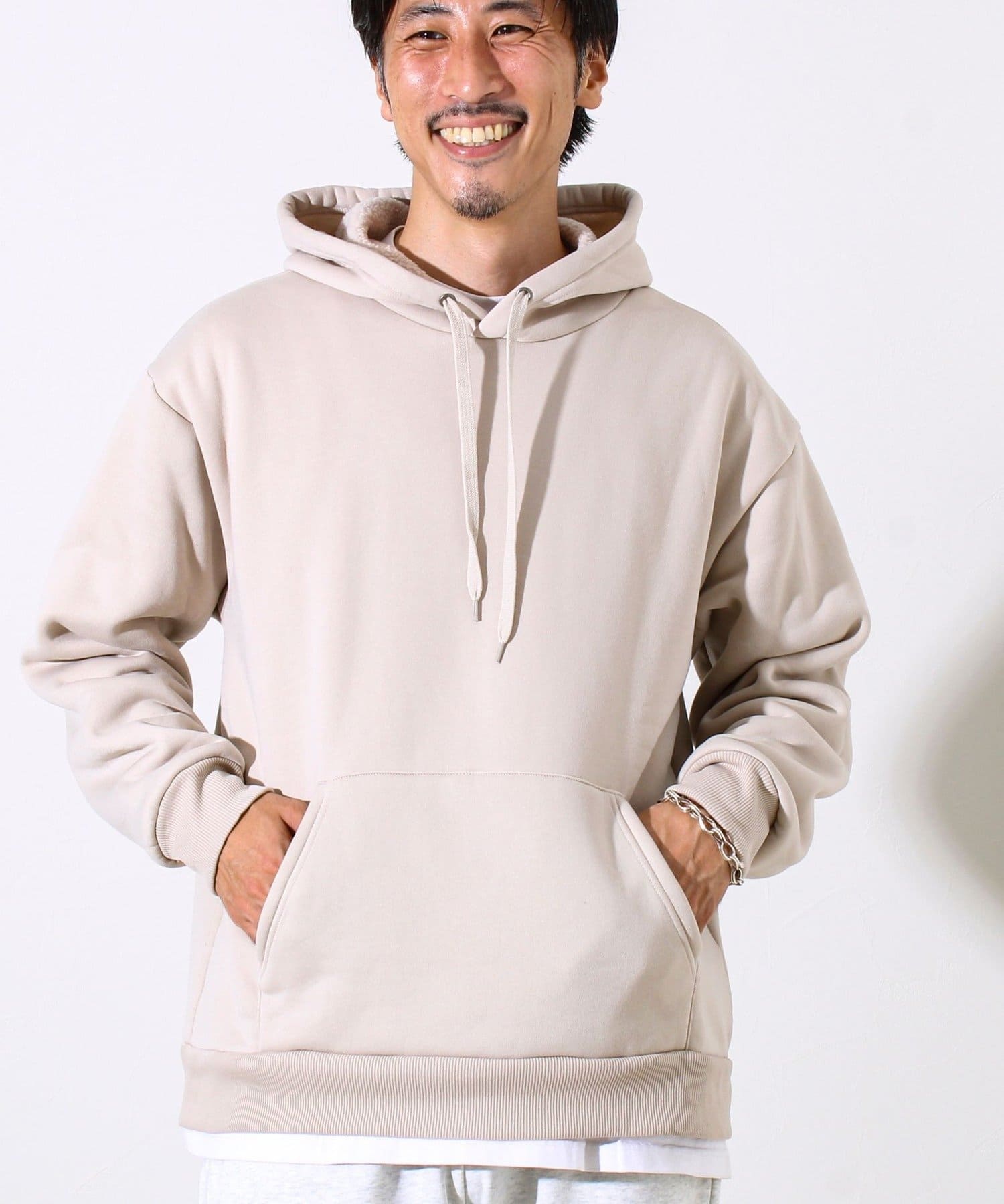 FREDY & GLOSTER(フレディ アンド グロスター) 【カルボアシリーズ】UNISEX ワイドプルオーバーパーカー