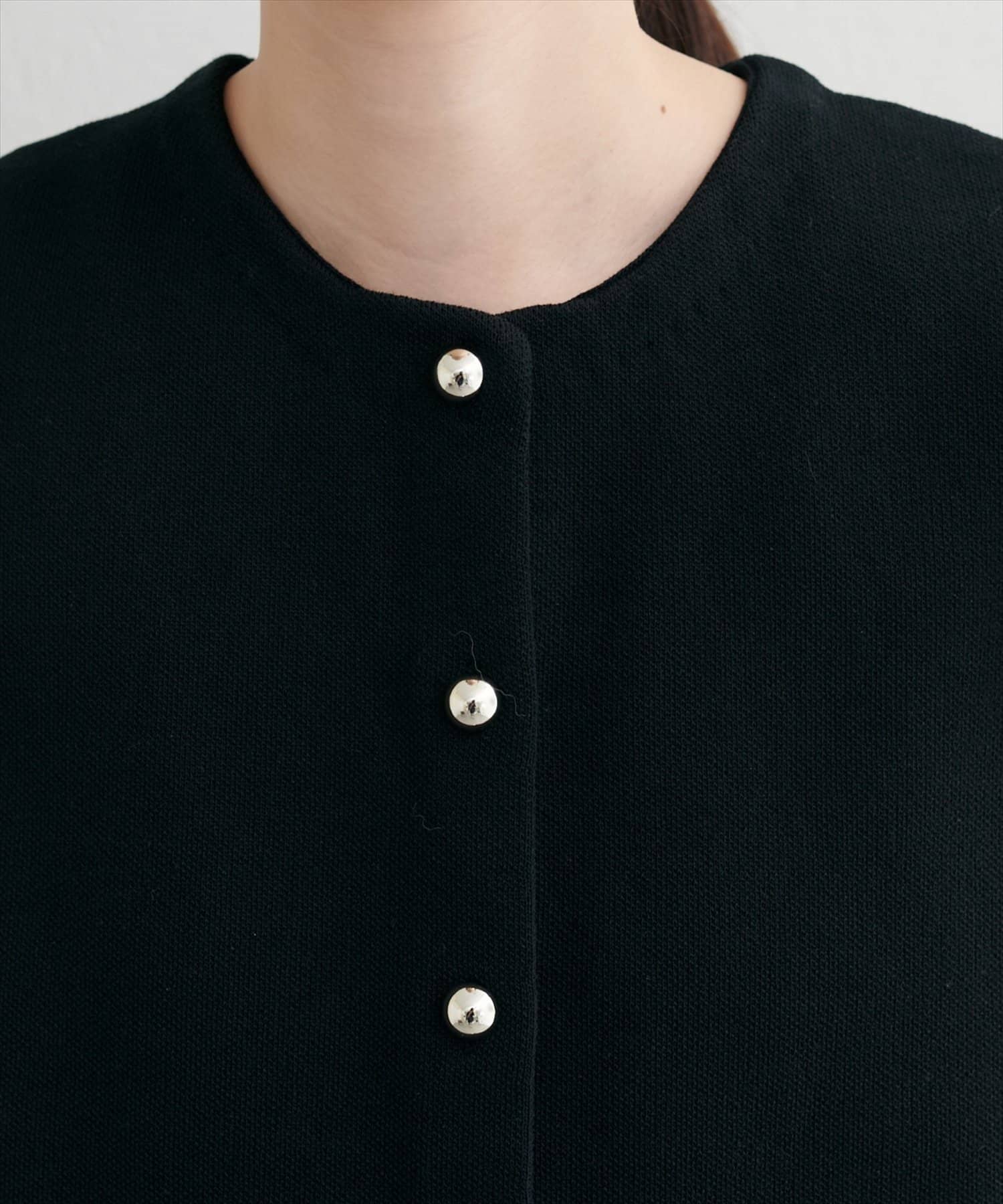 NICE CLAUP / OLIVE des OLIVE OUTLET(ナイスクラップ  / オリーブ デ オリーブ アウトレット) 【natural couture】金釦ノースリきれいめKTベスト