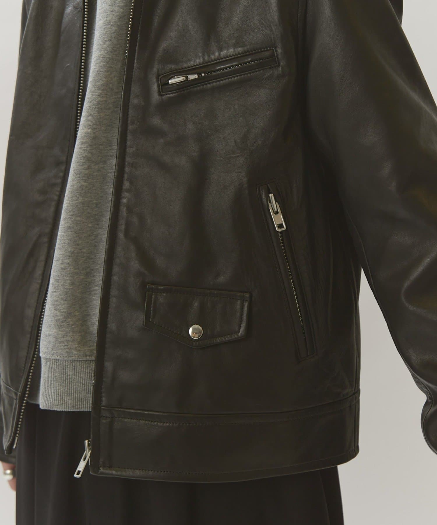 Lui's(ルイス) NATURAL TAN SHEEP LEATHER  Noirライダース