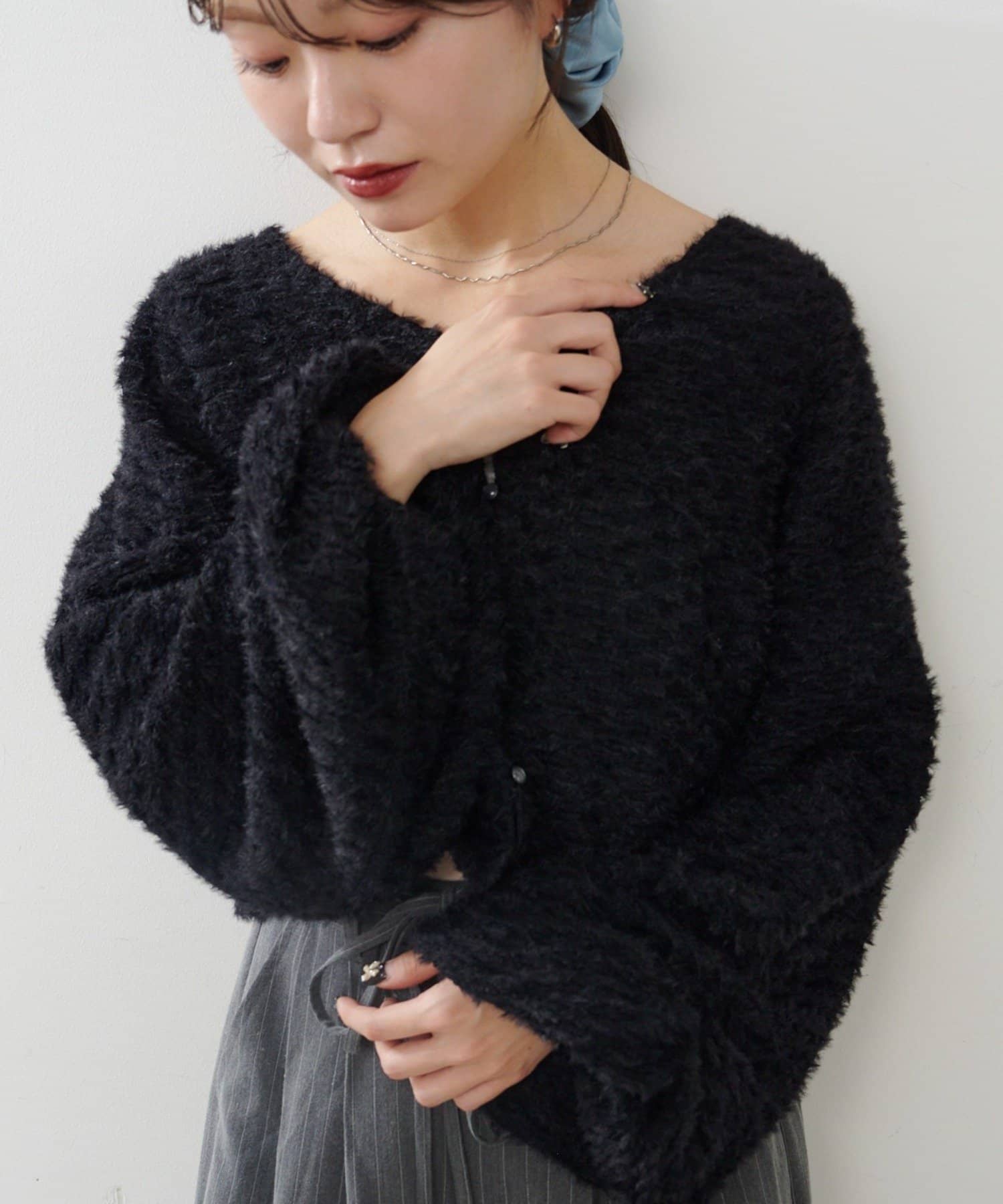 Kastane(カスタネ) ファーチュールカーディガン