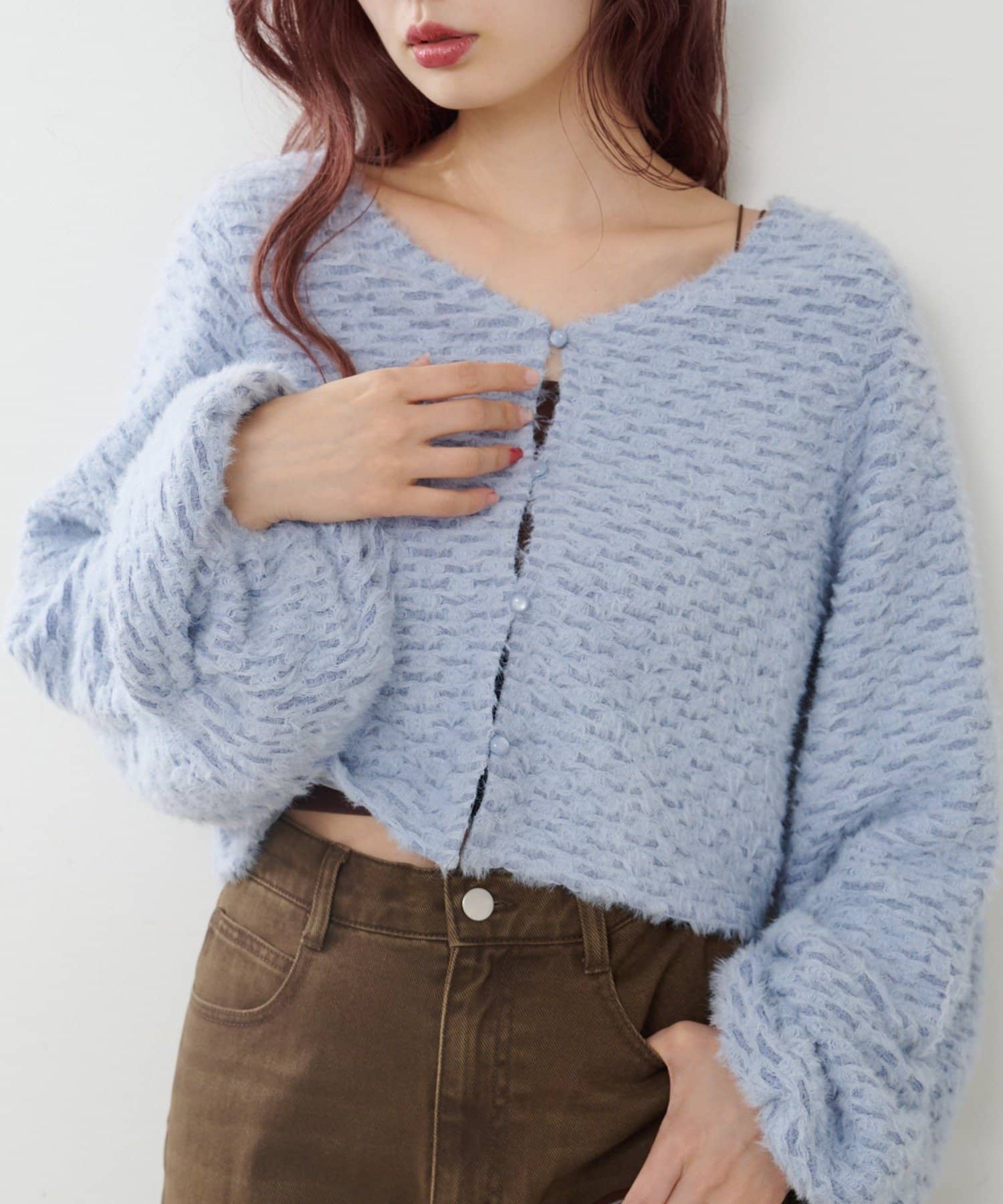 Kastane(カスタネ) ファーチュールカーディガン