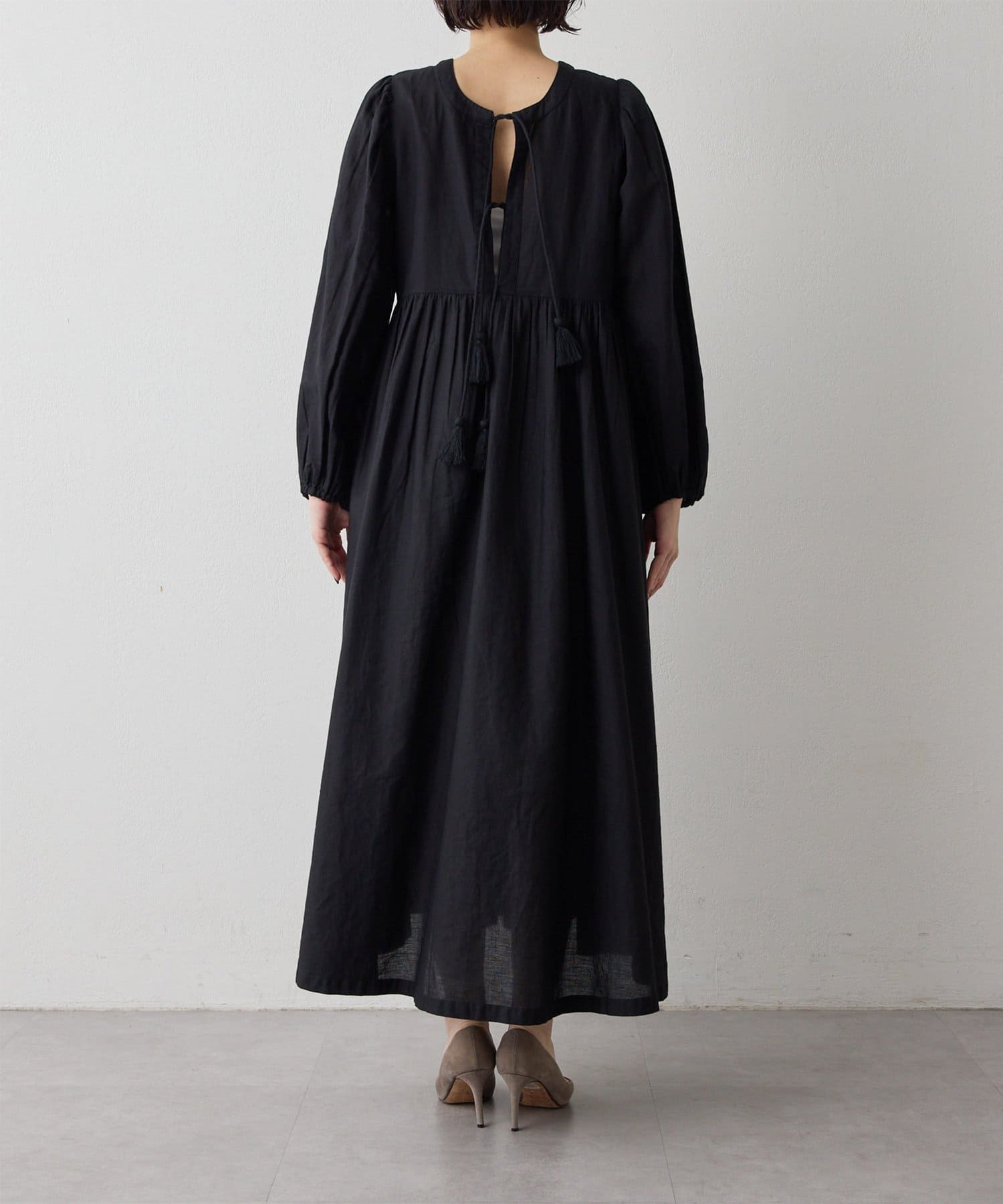 Whim Gazette(ウィム ガゼット) 2wayギャザーワンピース