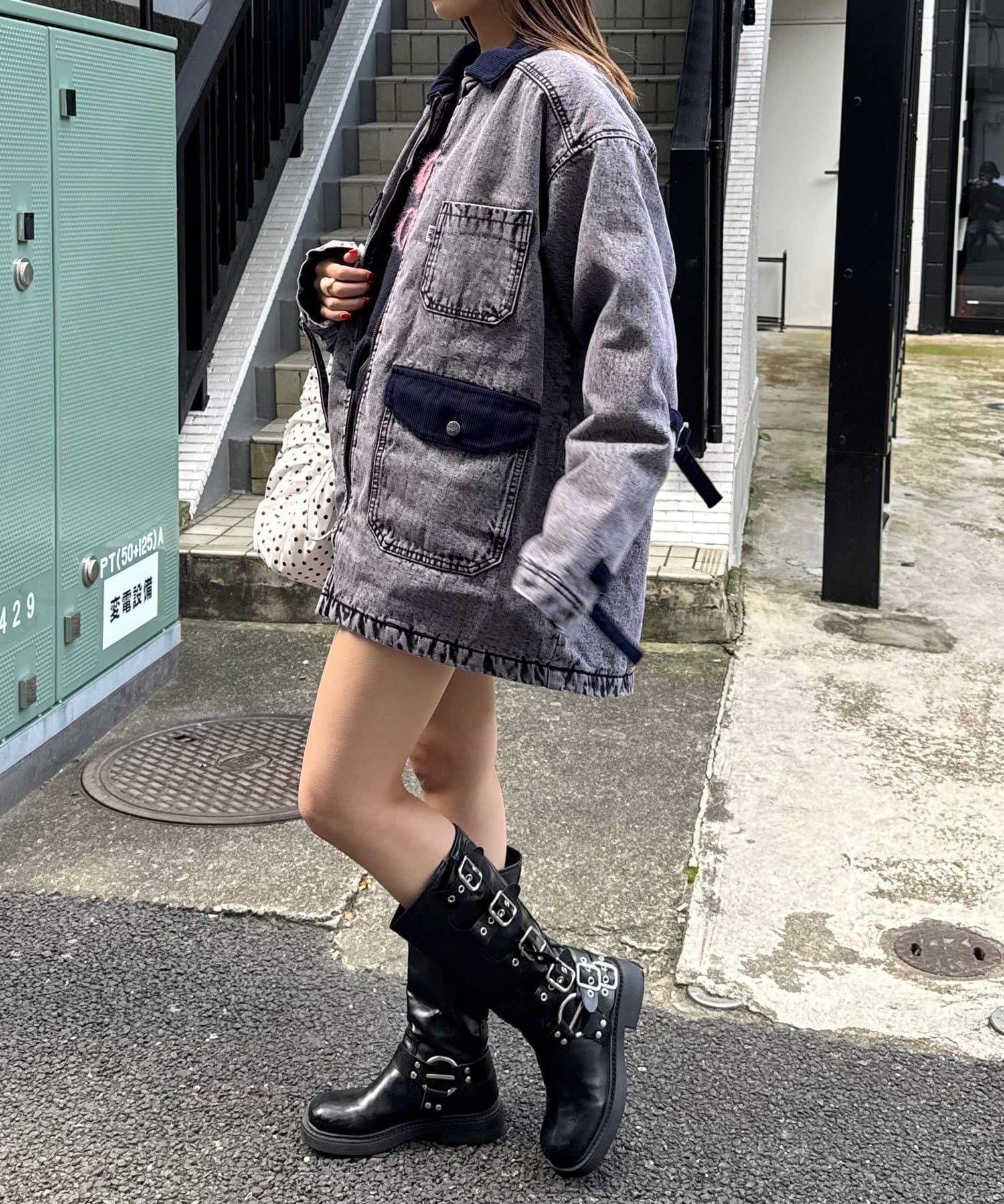 CIAOPANIC(チャオパニック) 【ANTI WARP /アンチワープ】デイワンデニムブルゾン