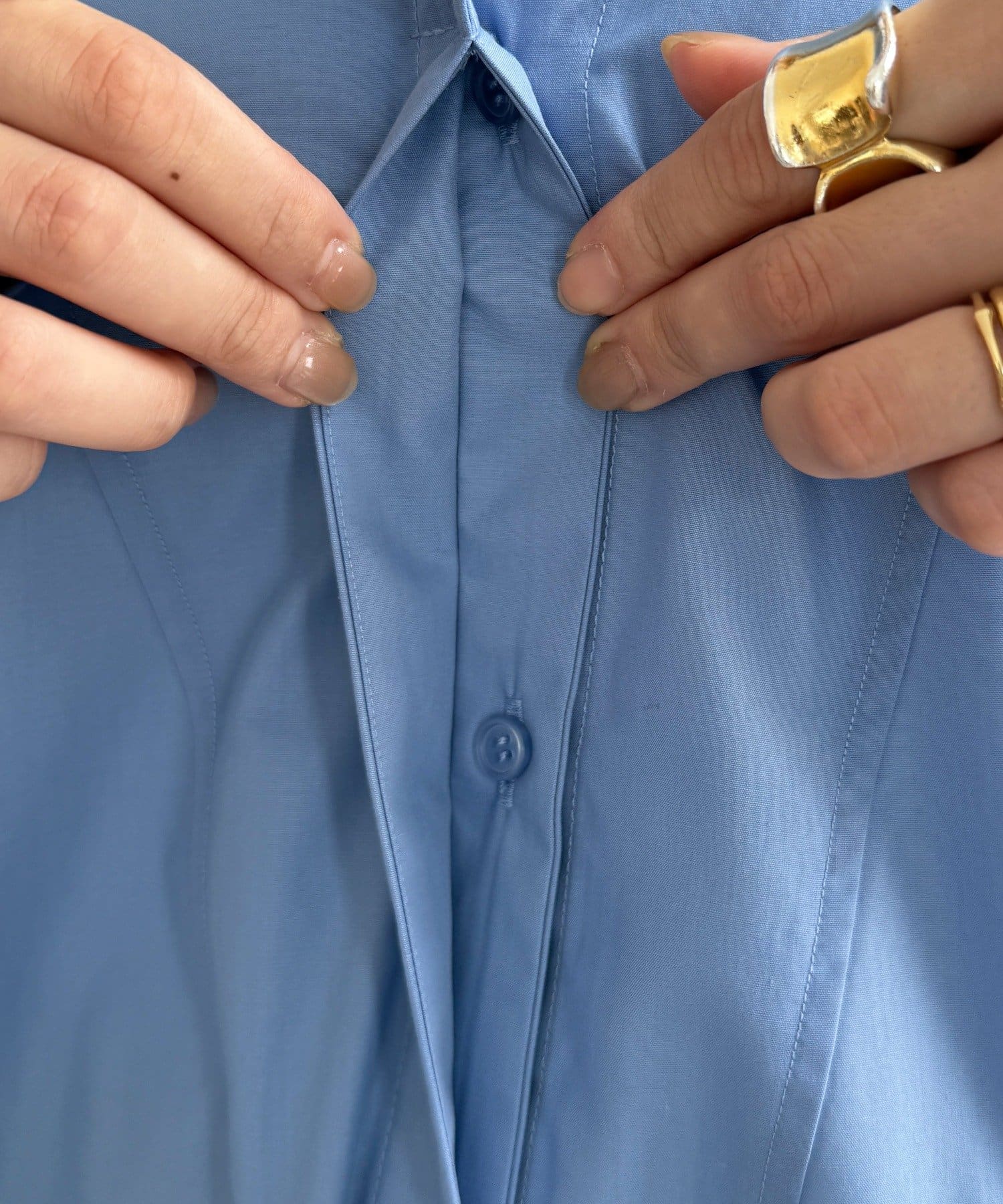 DOUDOU(ドゥドゥ) チュニックフレアブラウス