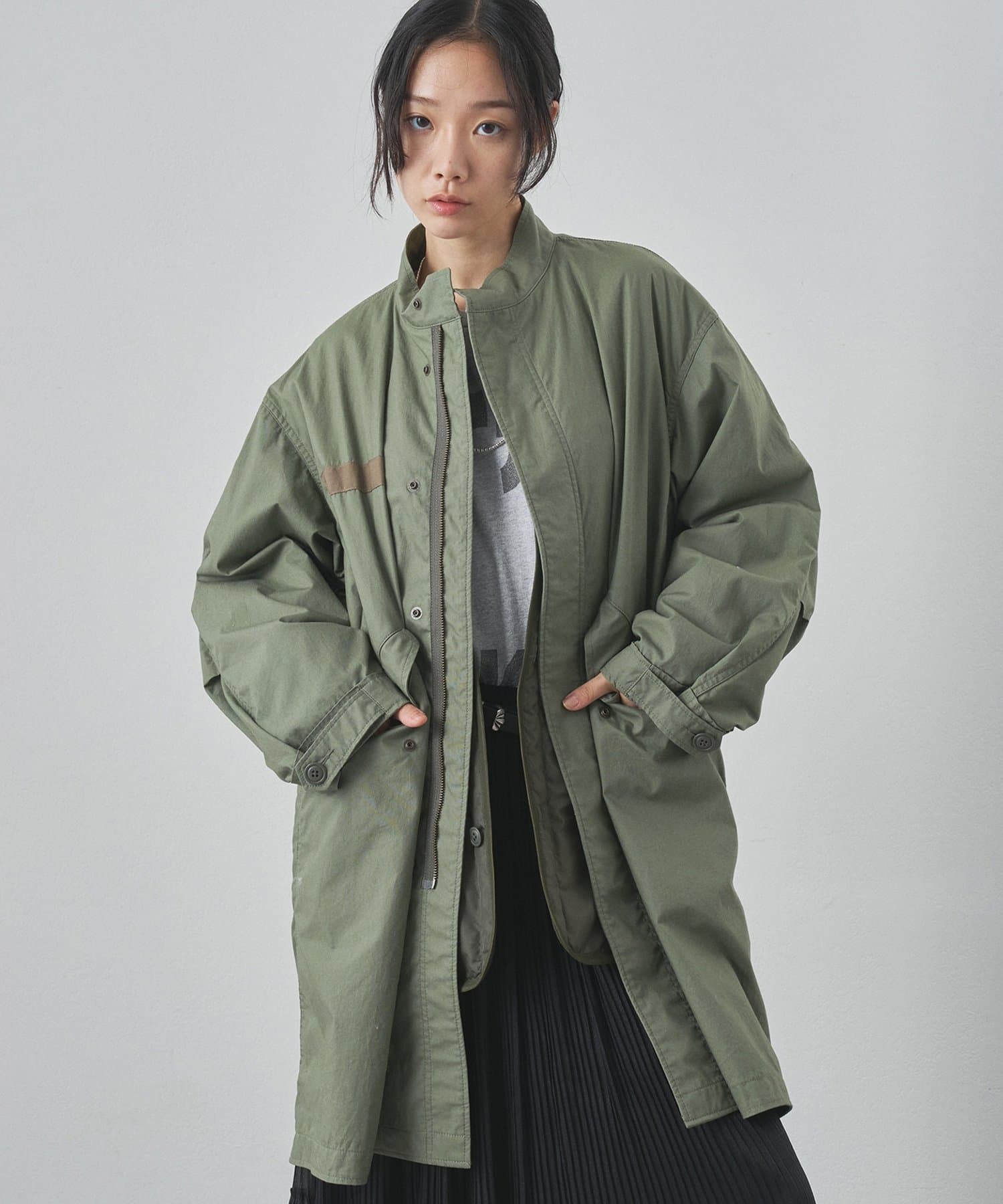 Whim Gazette(ウィム ガゼット) ライナー付ミリタリーコート