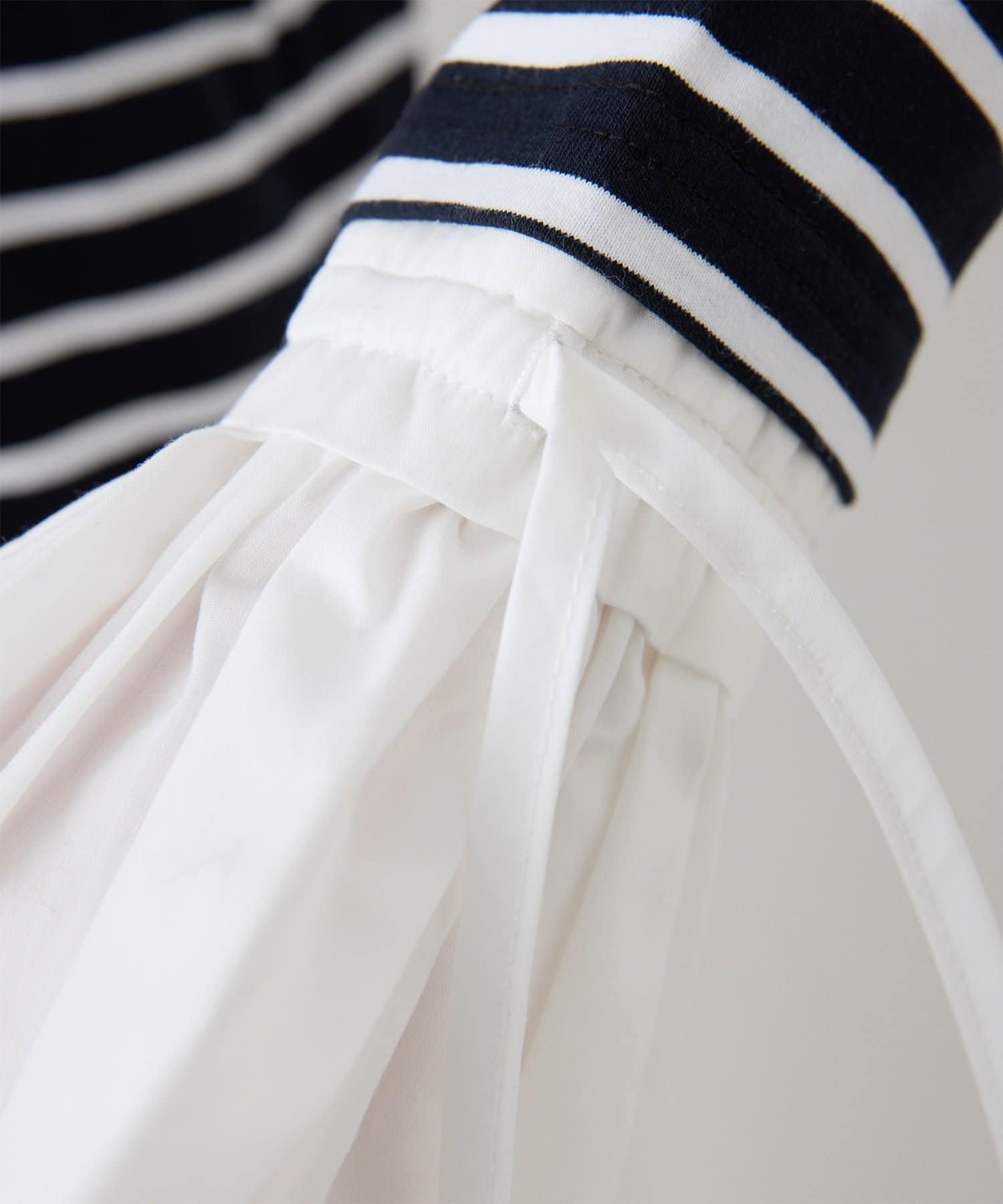 Whim Gazette(ウィム ガゼット) 【THE PAUSE】フレアカフスボーダープルオーバー