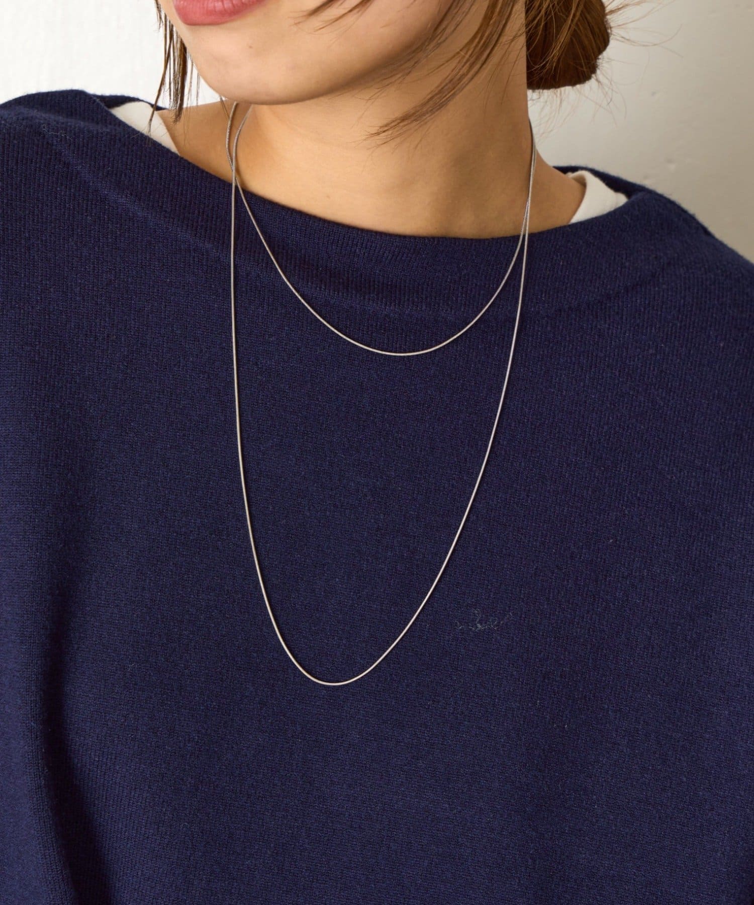 Jena　espace merveilleux(ジェナ　エスパスメルヴェイユ) 2連スネークネックレス