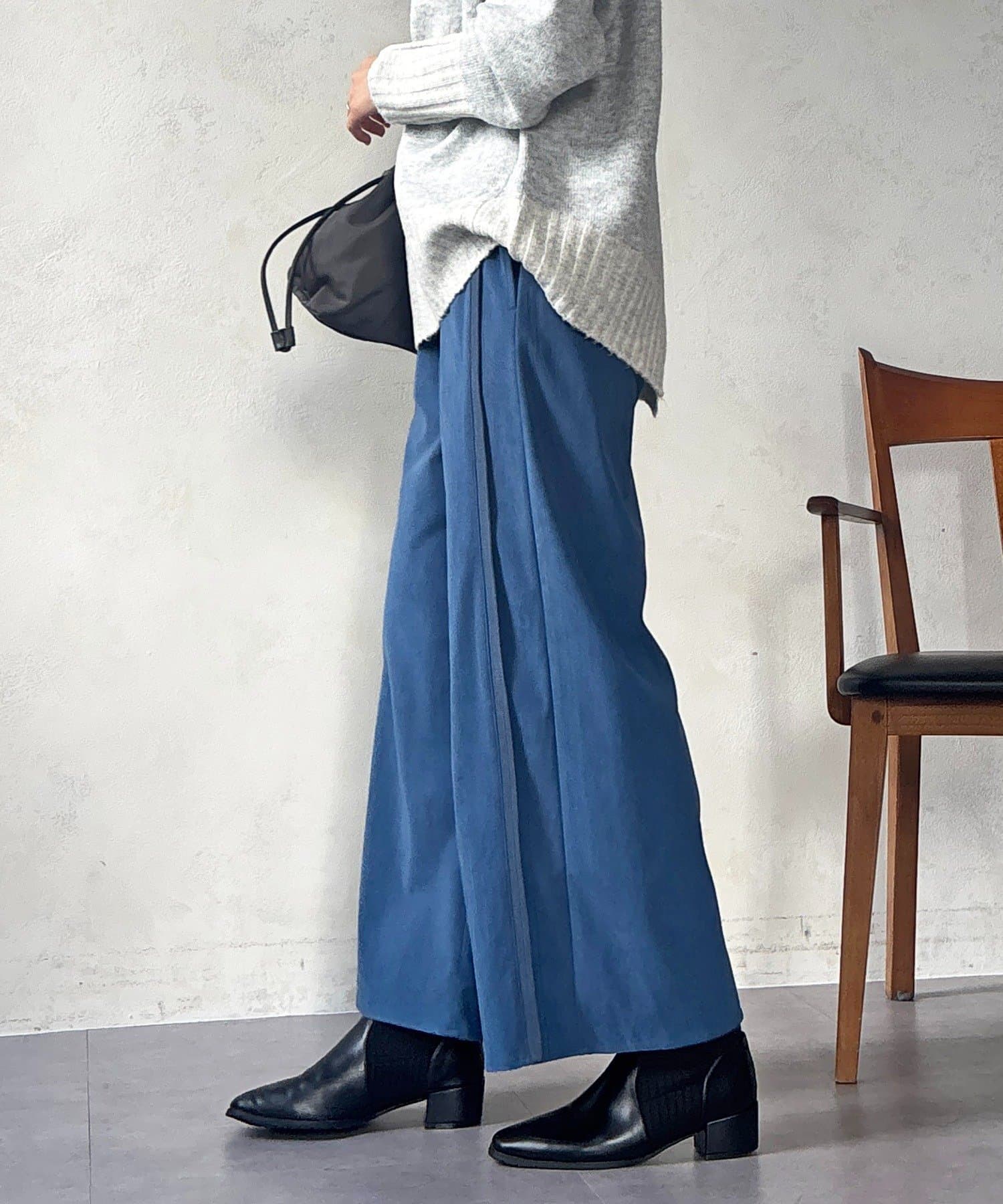 Croisiere(クロジエール) ストレッチ起毛リブ替えパンツ