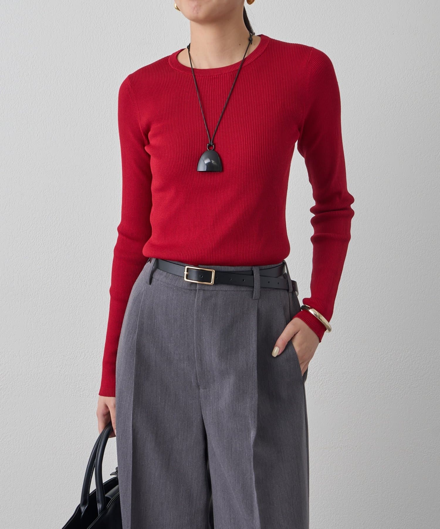 LOUNGEDRESS(ラウンジドレス) BASICクルーニット