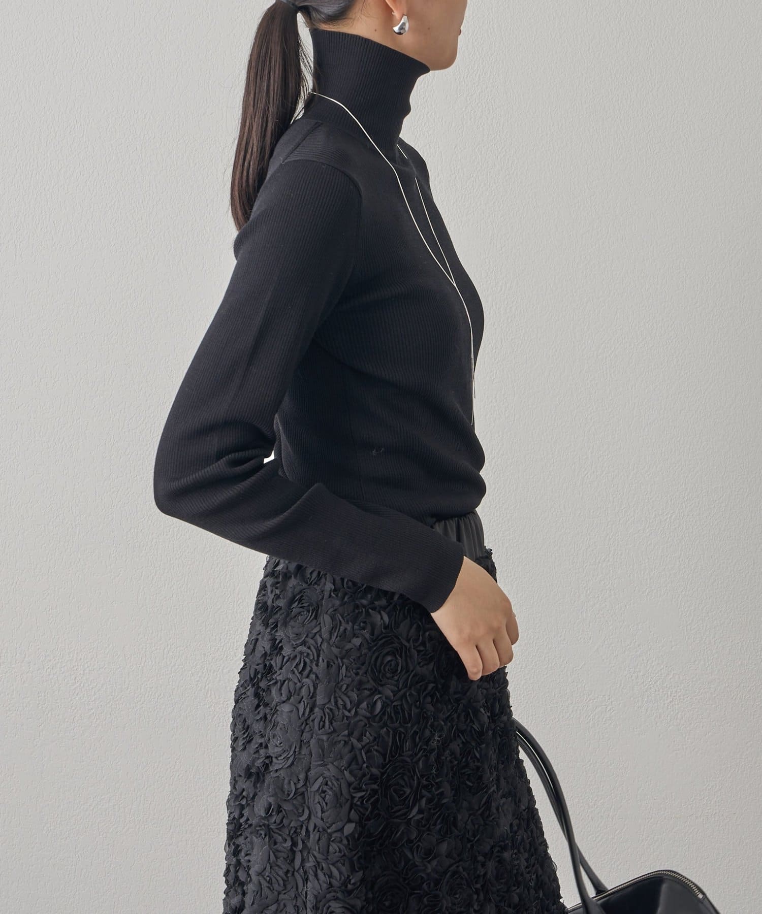LOUNGEDRESS(ラウンジドレス) BASICタートルニット