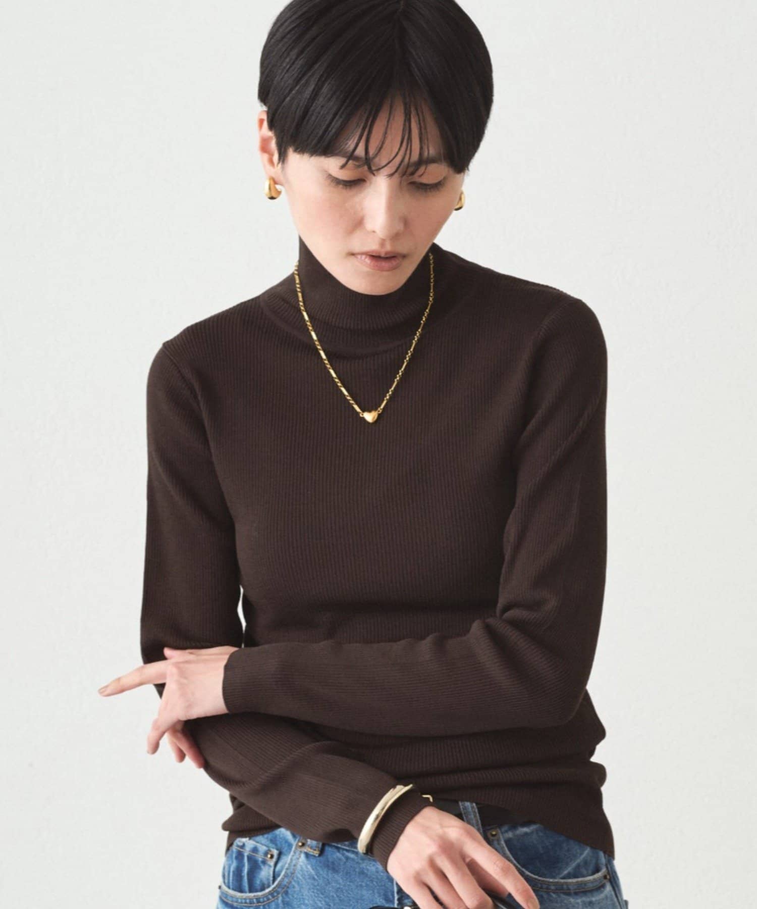 LOUNGEDRESS(ラウンジドレス) BASICタートルニット