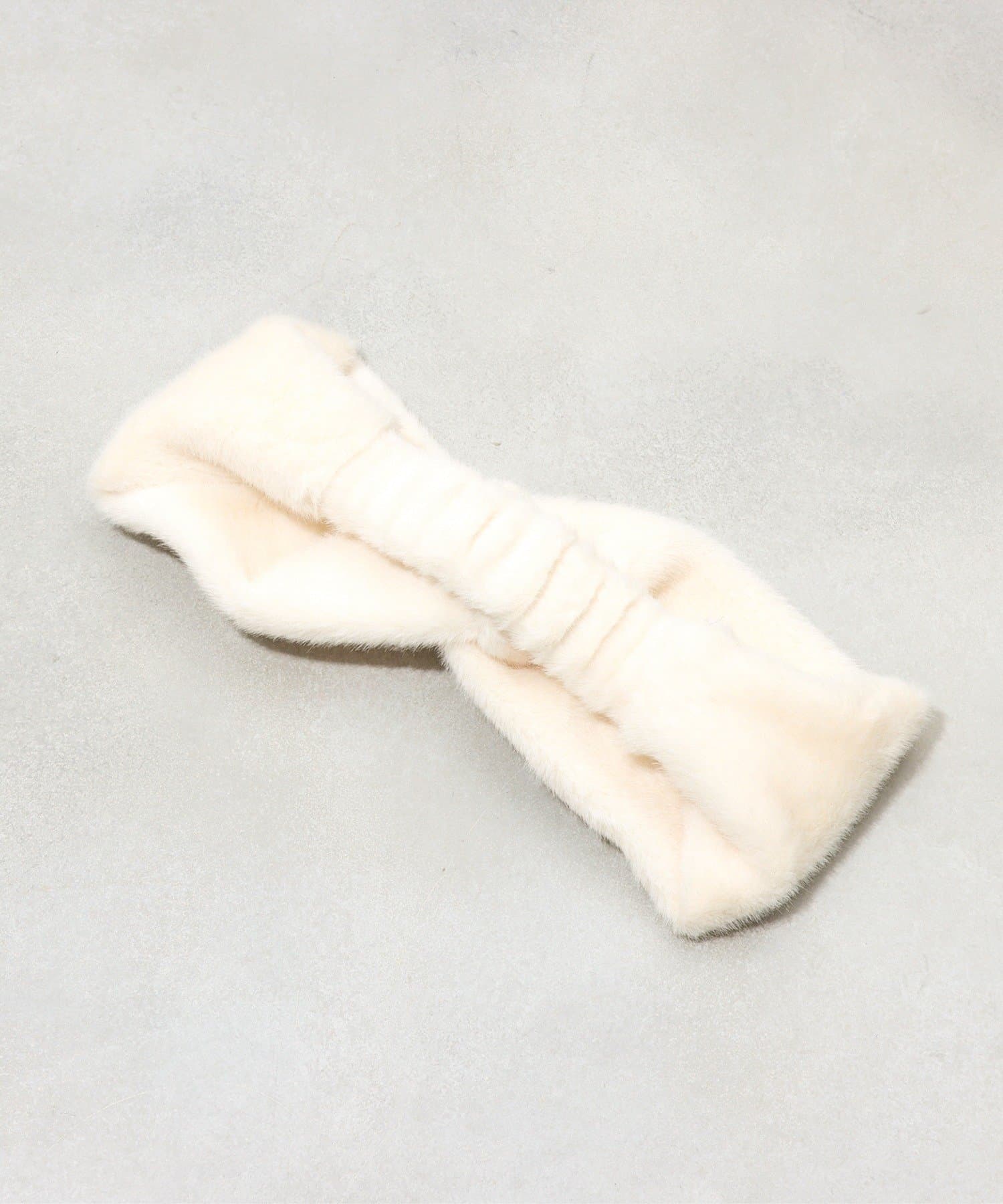 3COINS(スリーコインズ) フェイクファークロス風ターバン