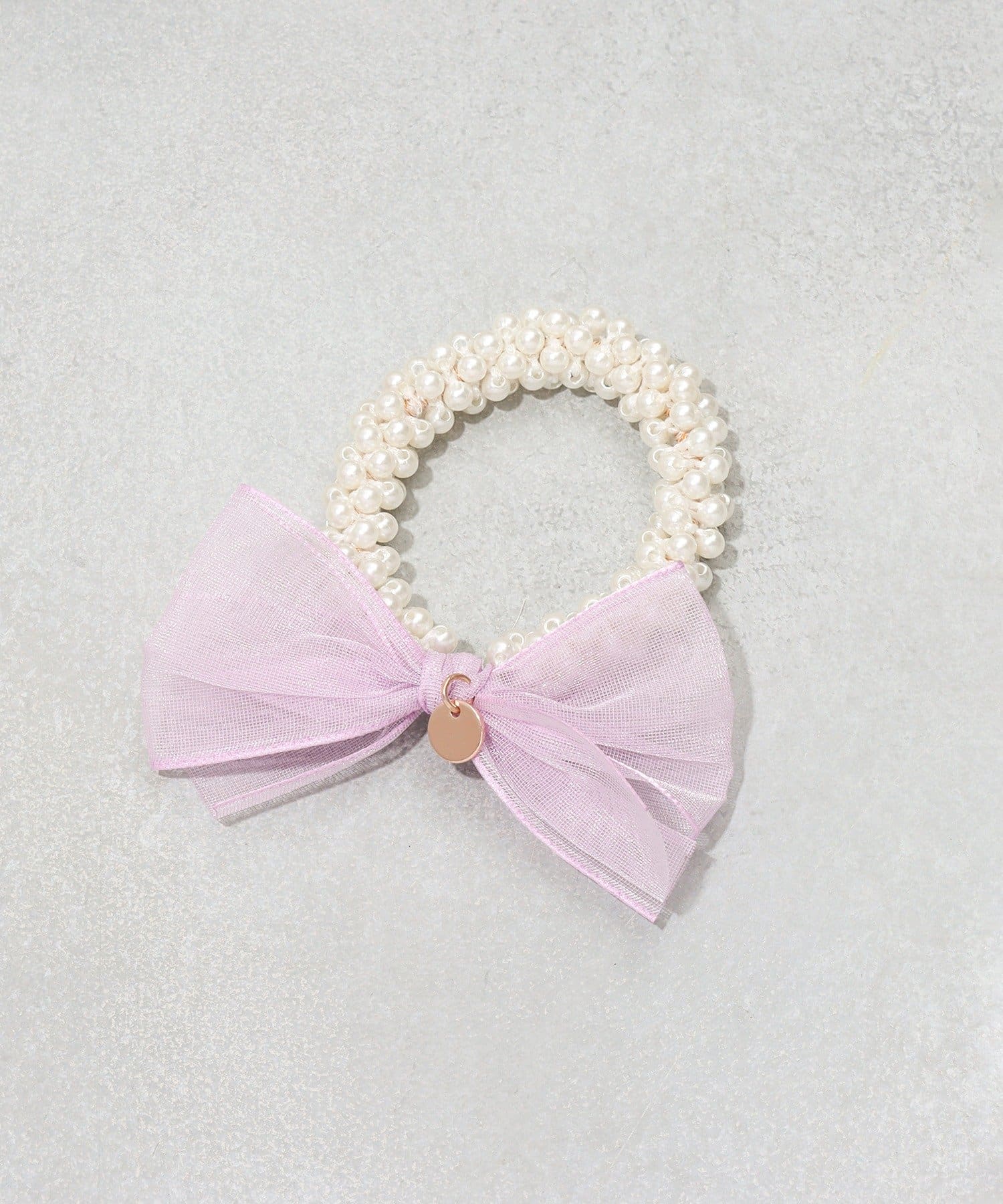 3COINS(スリーコインズ) パールリボンポニー