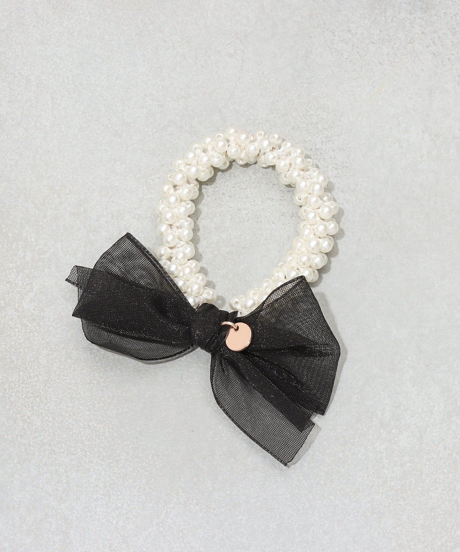 3COINS(スリーコインズ) パールリボンポニー