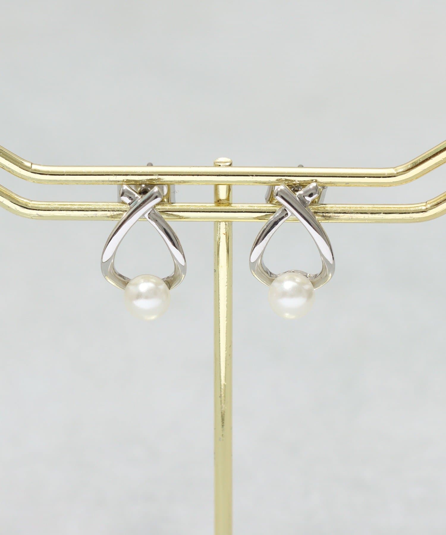 3COINS(スリーコインズ) パールメタルピアス