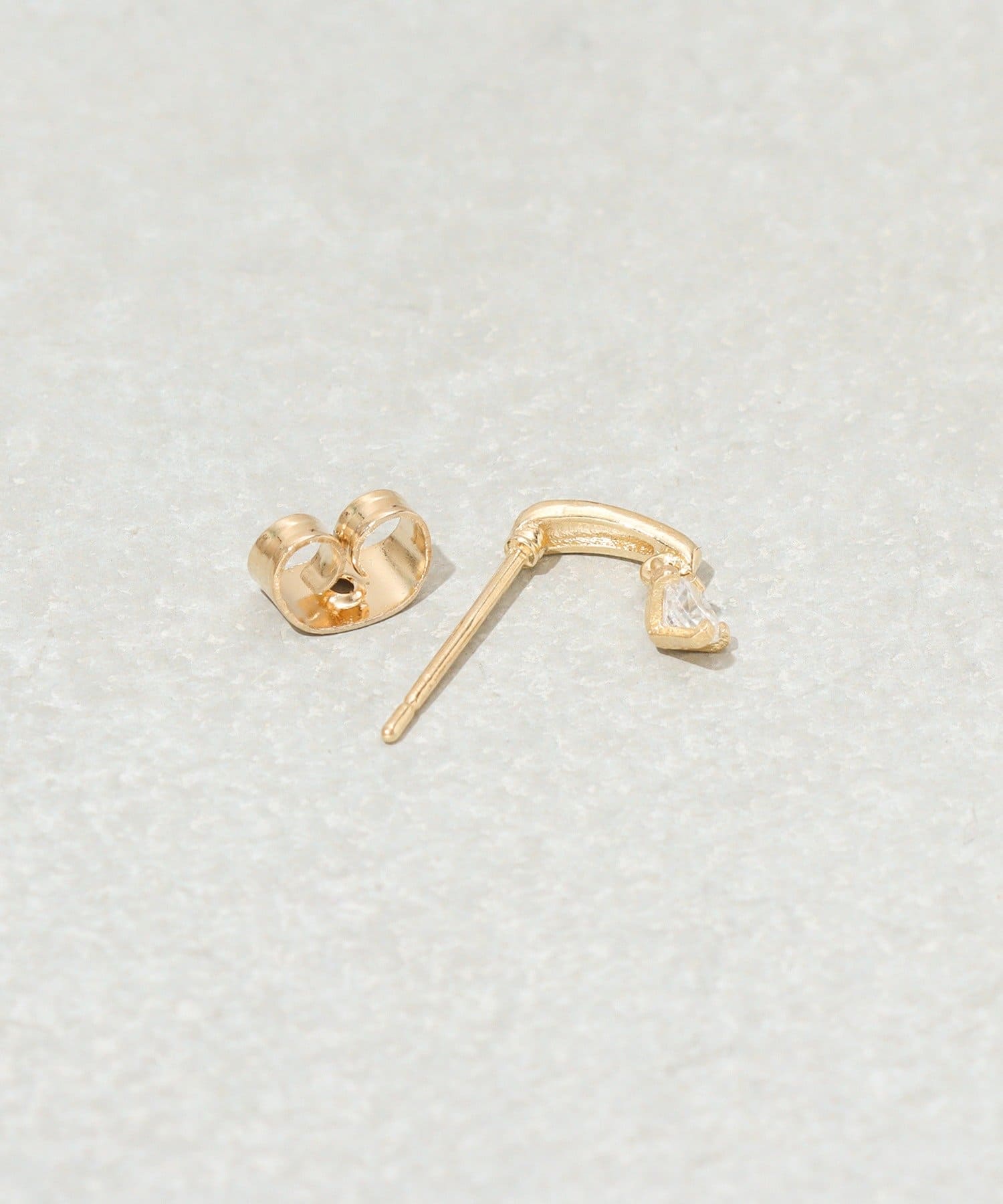 3COINS(スリーコインズ) メタルガラスミニピアス