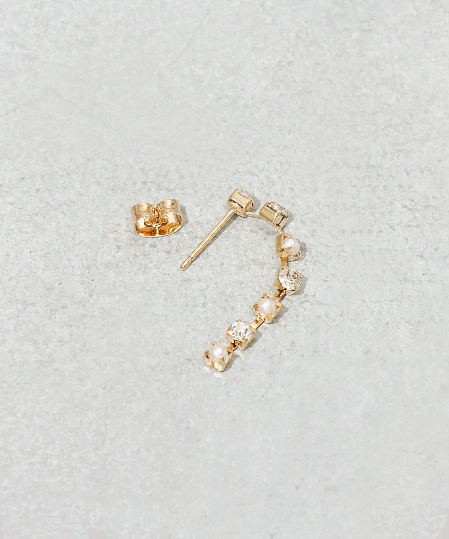 3COINS(スリーコインズ) パールクリアピアス