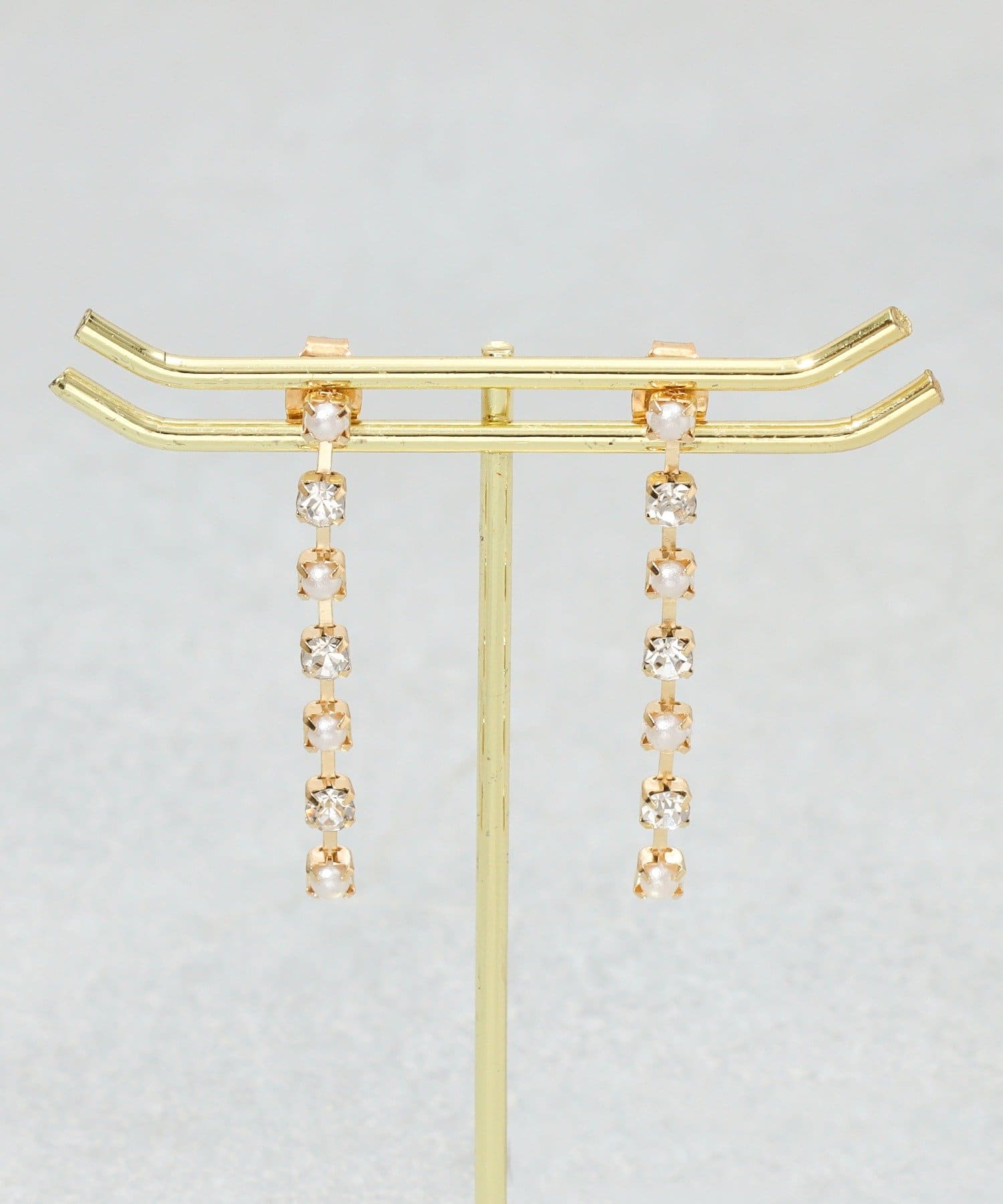 3COINS(スリーコインズ) パールクリアピアス