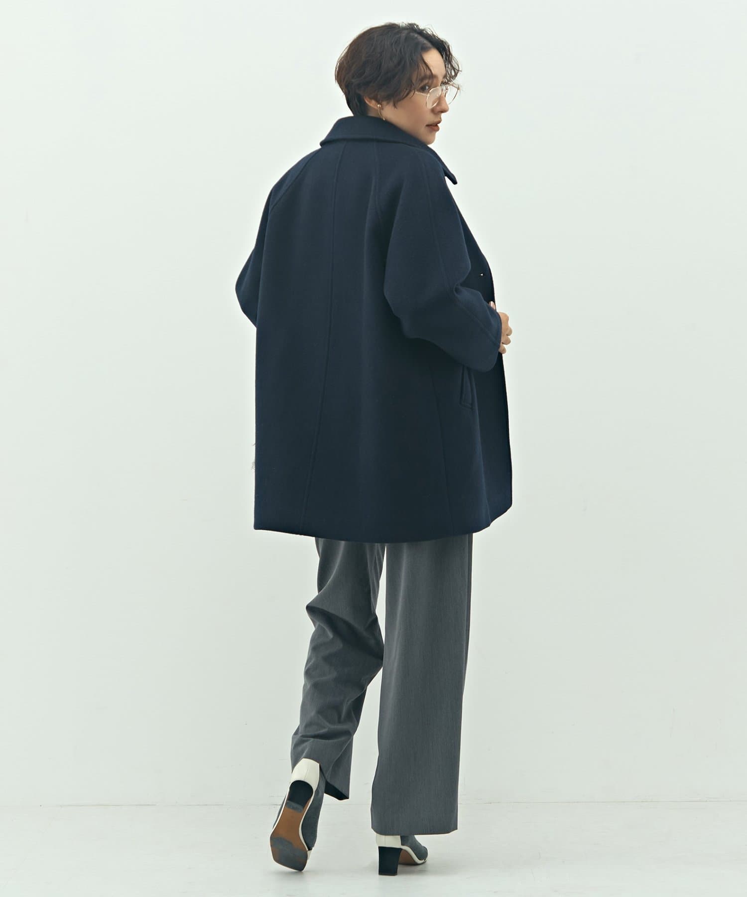 NOLLEY'S モヘア100 ハーフコート新品未使用！SHERRI NOLLEY'S モヘア100 ハーフコート新品未使用！SHERRI 楽天市場