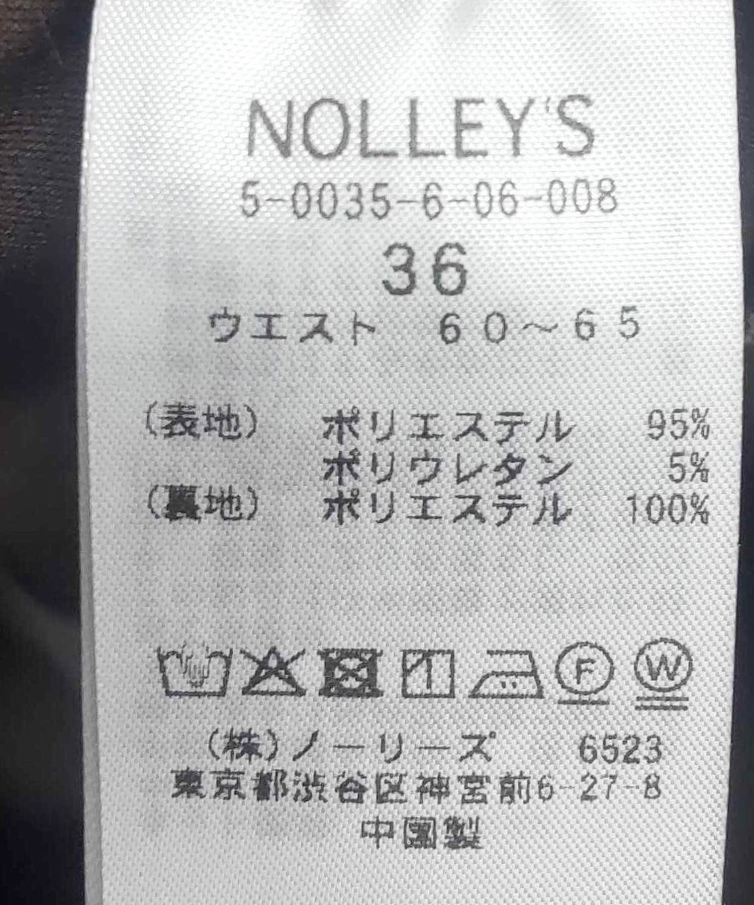 NOLLEY'S(ノーリーズ) ウォッシャブルストレッチスエード切替タイトスカート