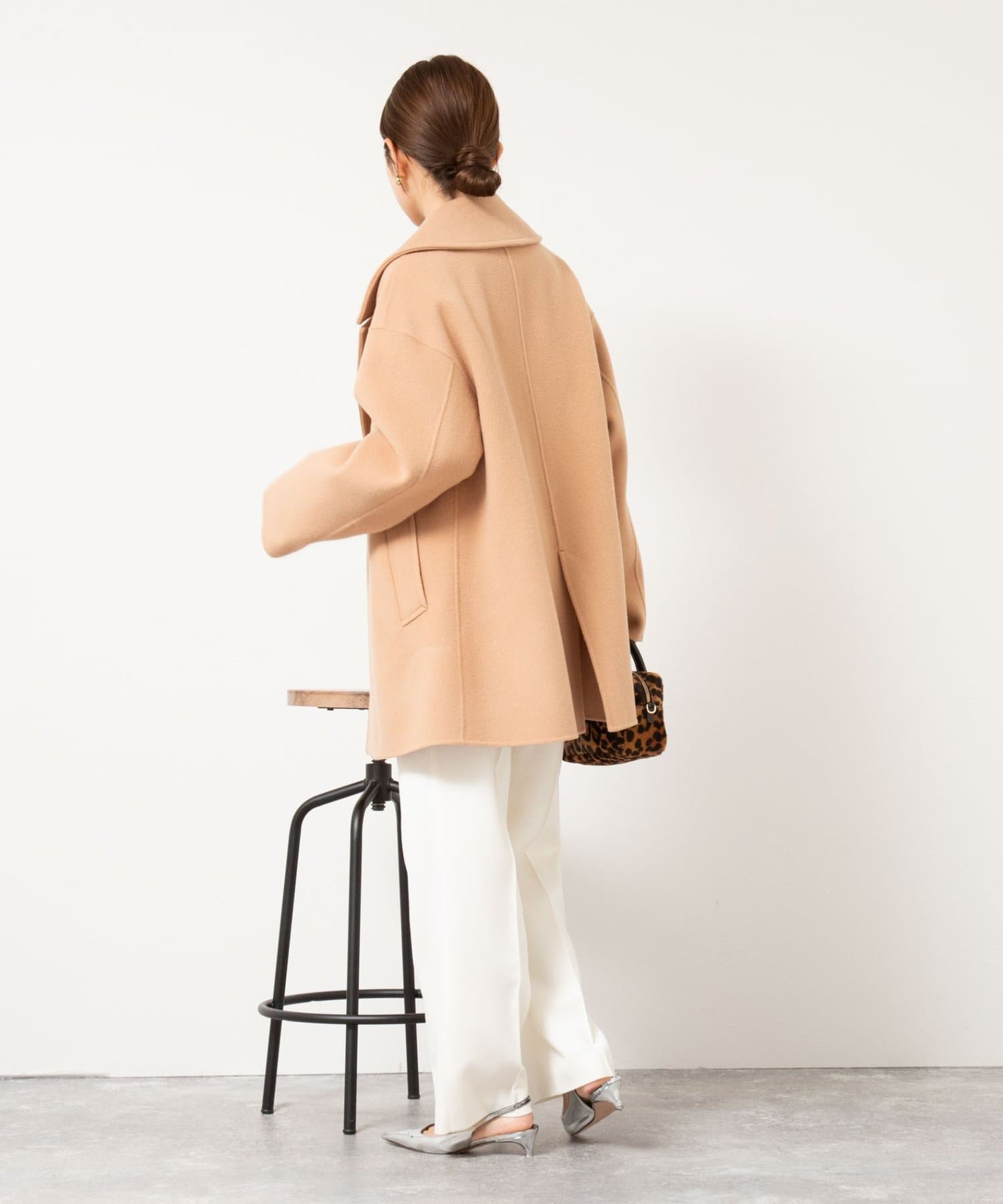 NOLLEY'S(ノーリーズ) 【一部WEB限定アイテム】SP140リバーコート起毛メルトン仕上げ