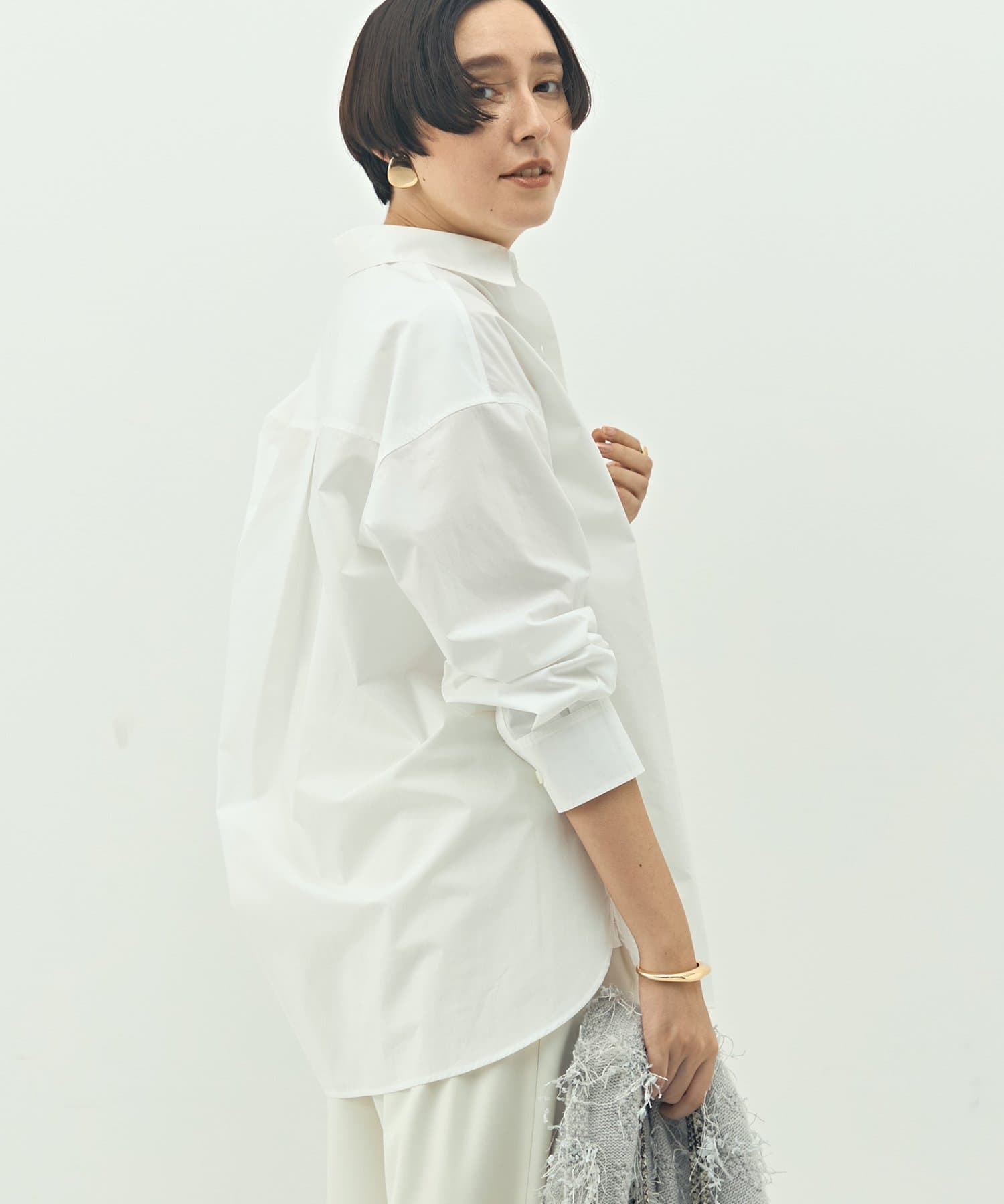 NOLLEY'S(ノーリーズ) MY STANDARD ウォッシャブルレギュラーシャツ