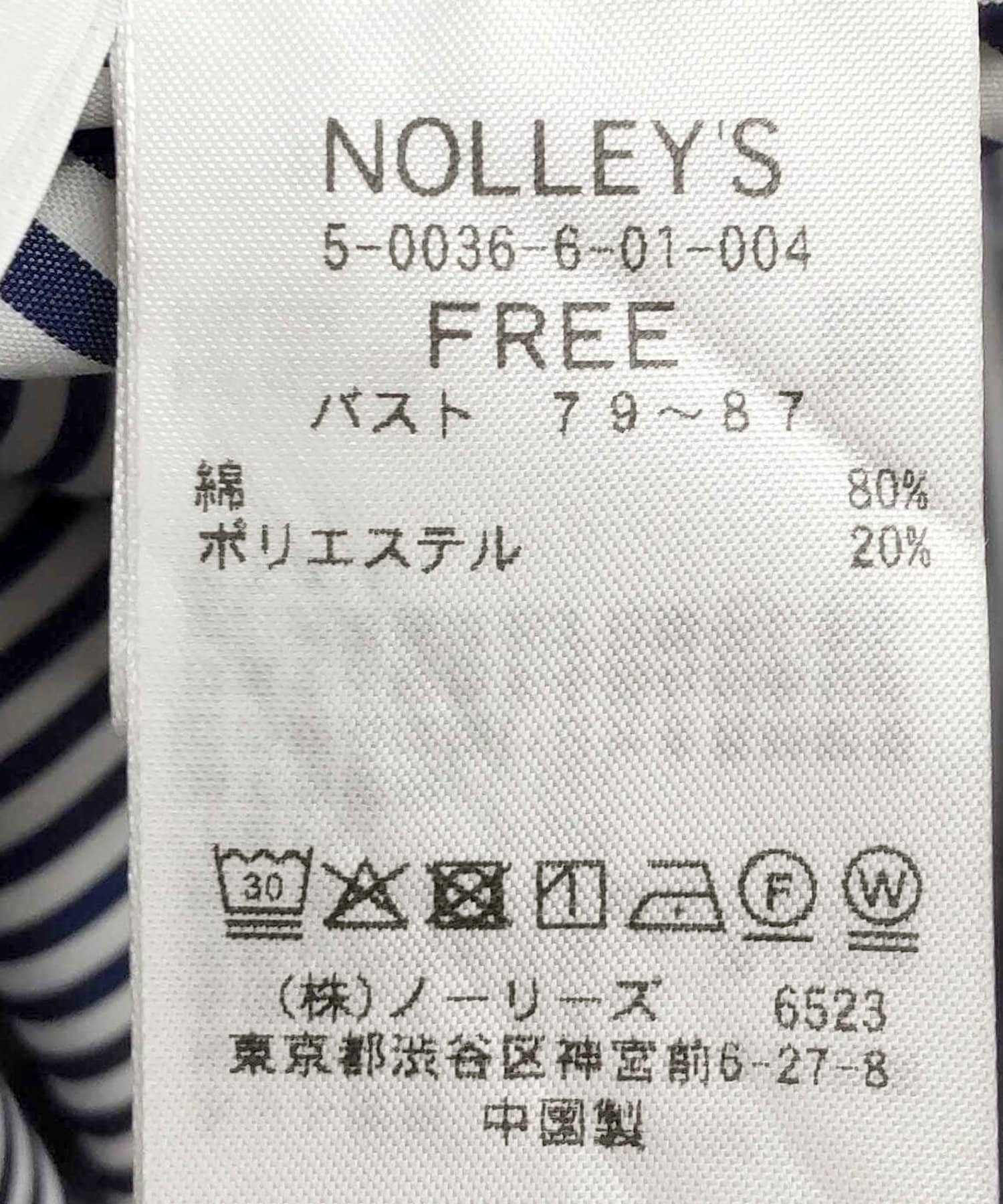 NOLLEY'S(ノーリーズ) MY STANDARD ウォッシャブルレギュラーシャツ