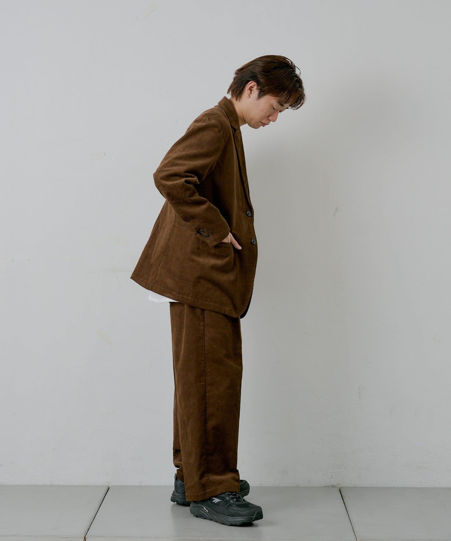 Kastane(カスタネ) 【WHIMSIC/2サイズ展開/SETUP対応】コーデュロイイージースラックス