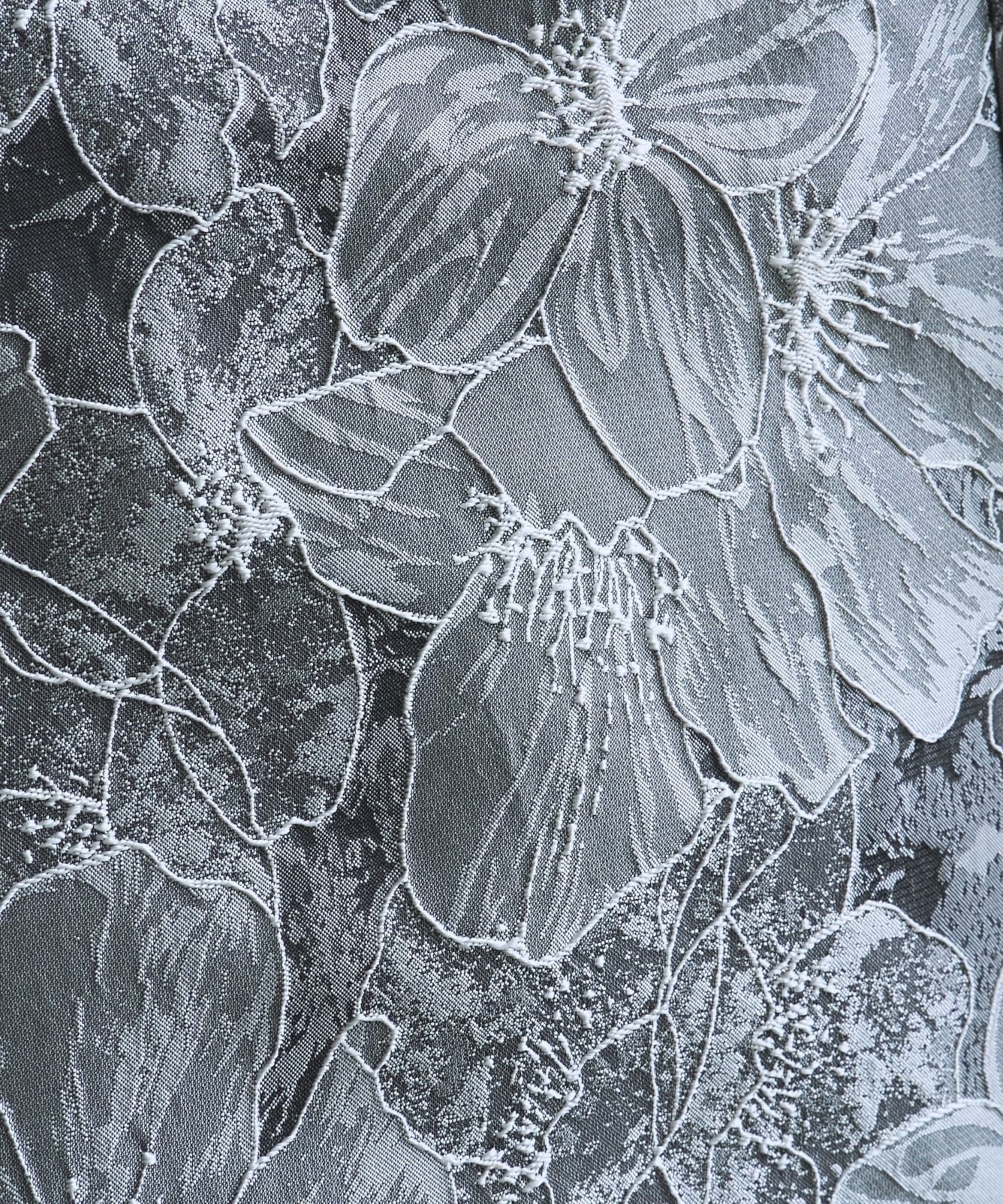 La boutique BonBon(ラブティックボンボン) 【BonBonガールズセレクト・最強映えスカート】お花柄ジャガードスカート