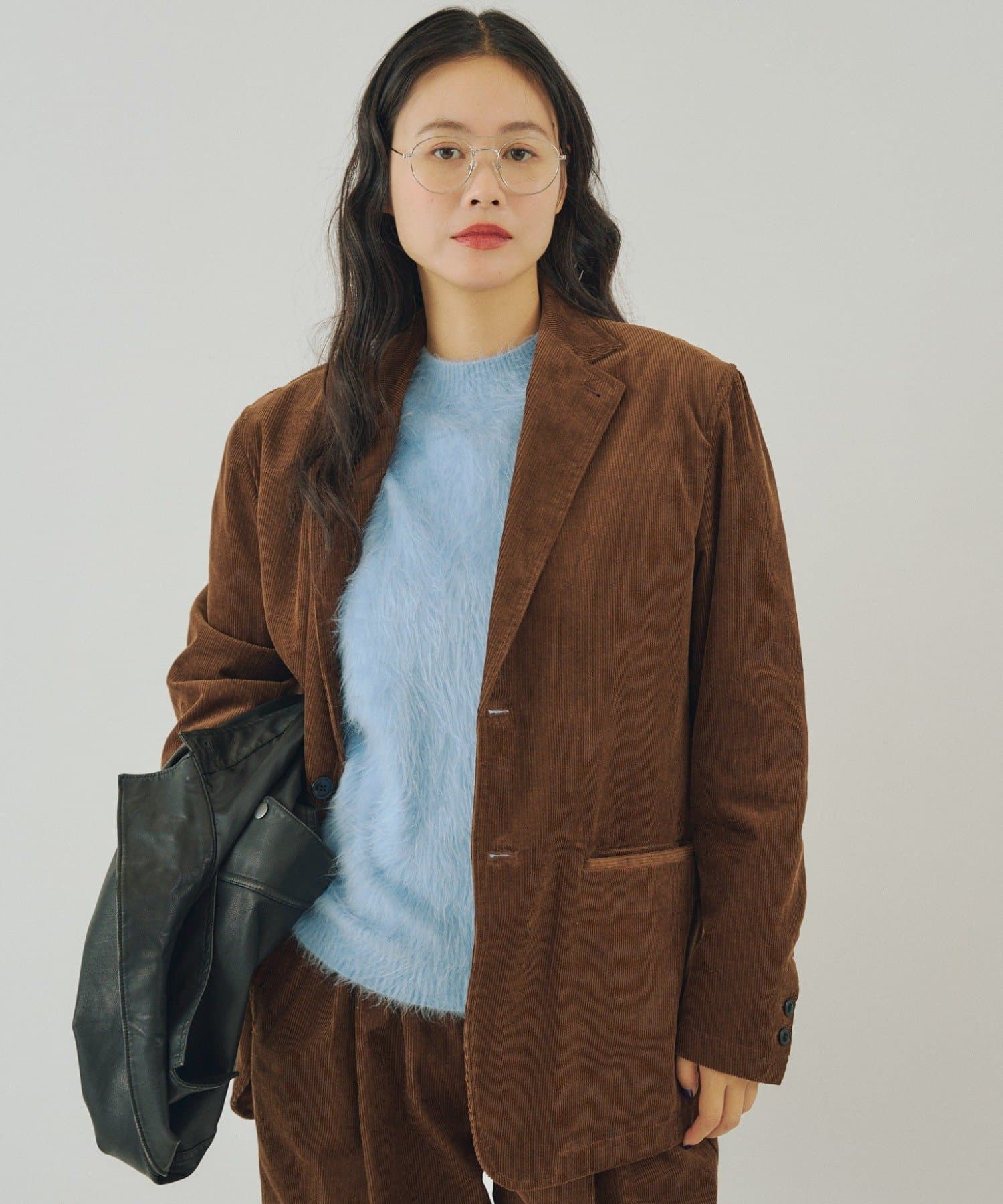 Kastane(カスタネ) 【WHIMSIC/SETUP対応】コーデュロイ2Bテーラードジャケット