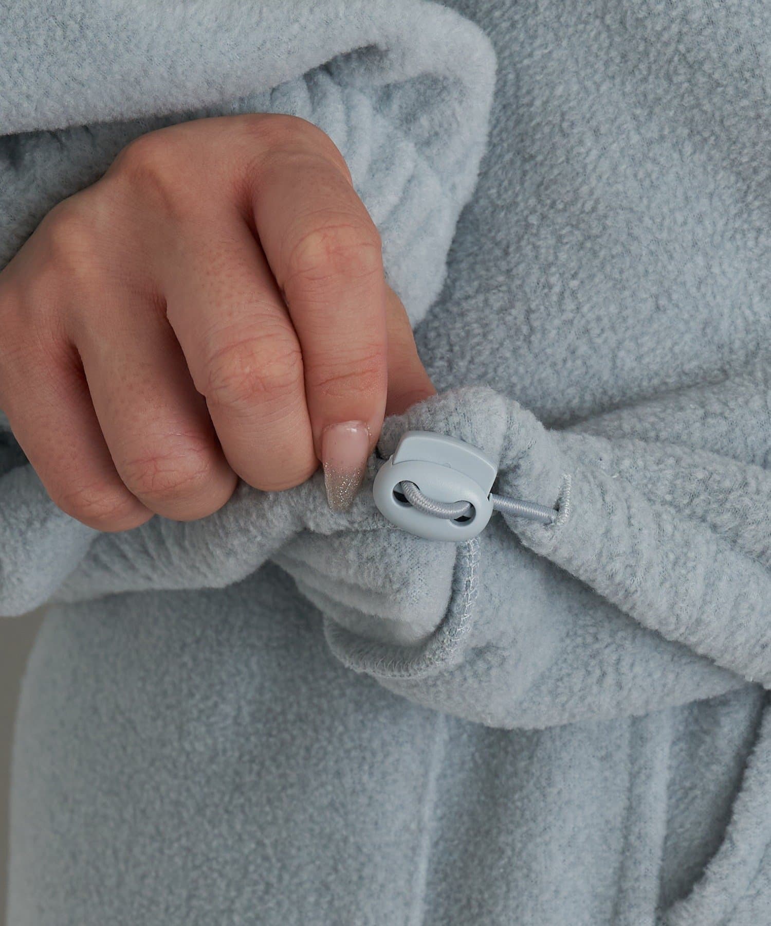 RAY CASSIN(レイカズン) ハーフジップ胸刺繍フリース