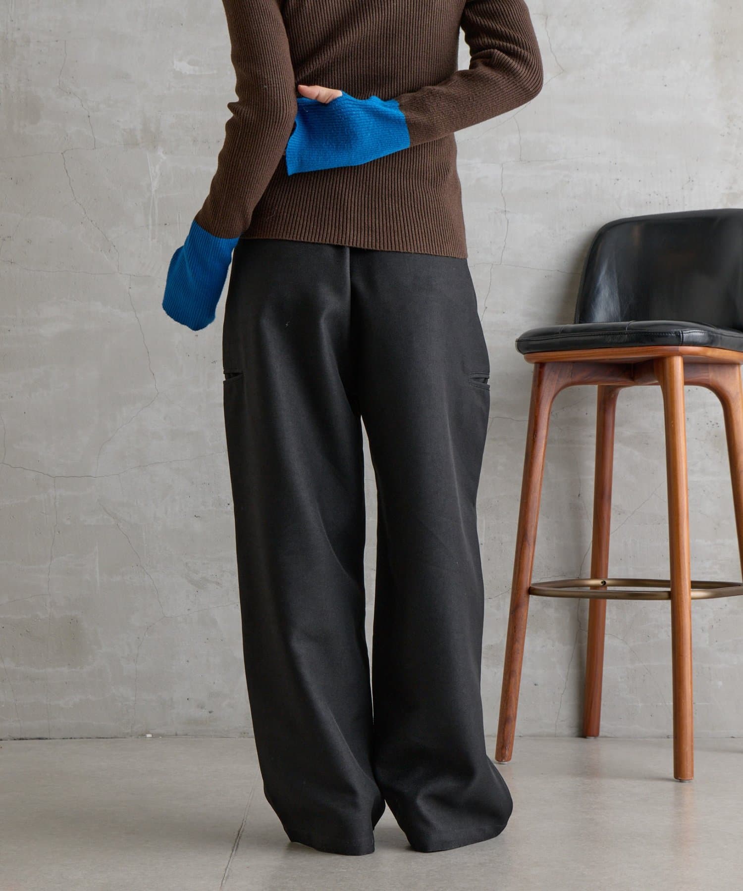 -goocy-(グーシー) サイドポケットストレートパンツ