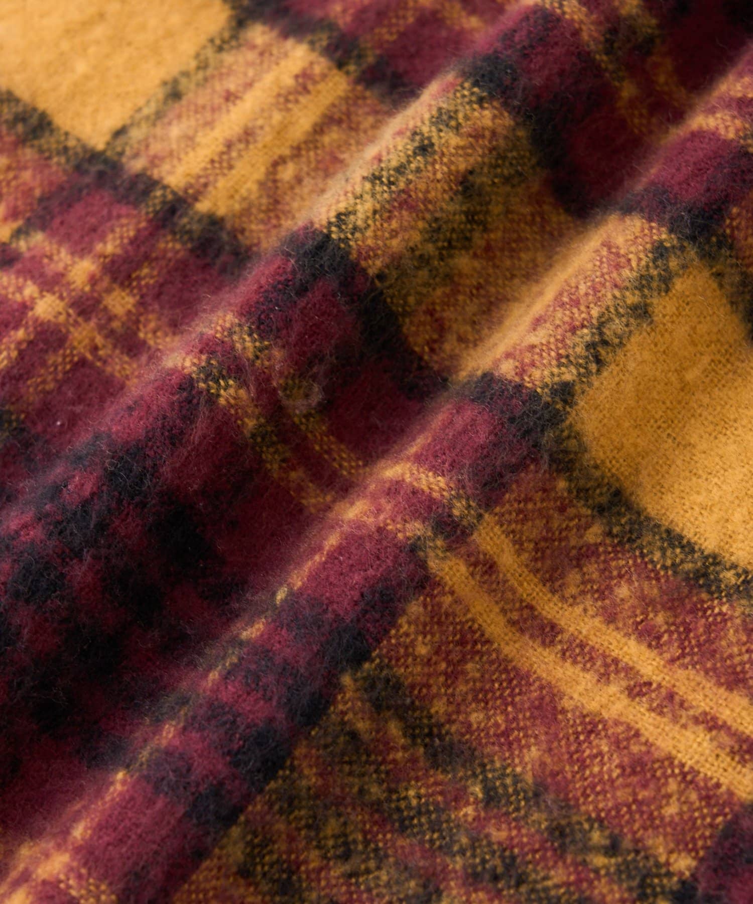 CIAOPANIC TYPY(チャオパニックティピー) 【UNISEX】チェック柄フリンジマフラー