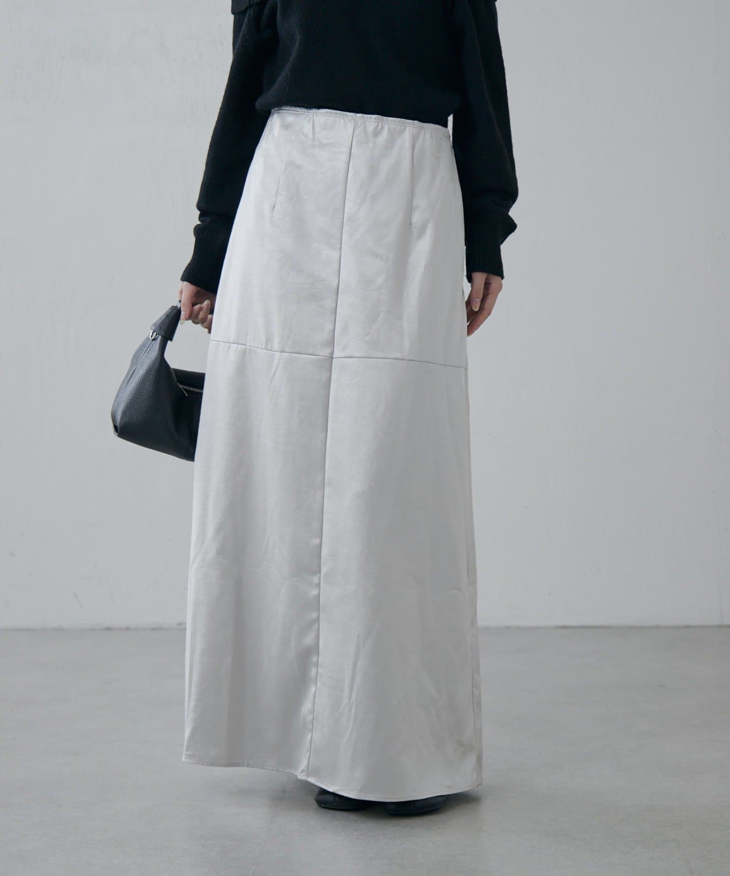 Lui's(ルイス) サテンレザーライクスカート