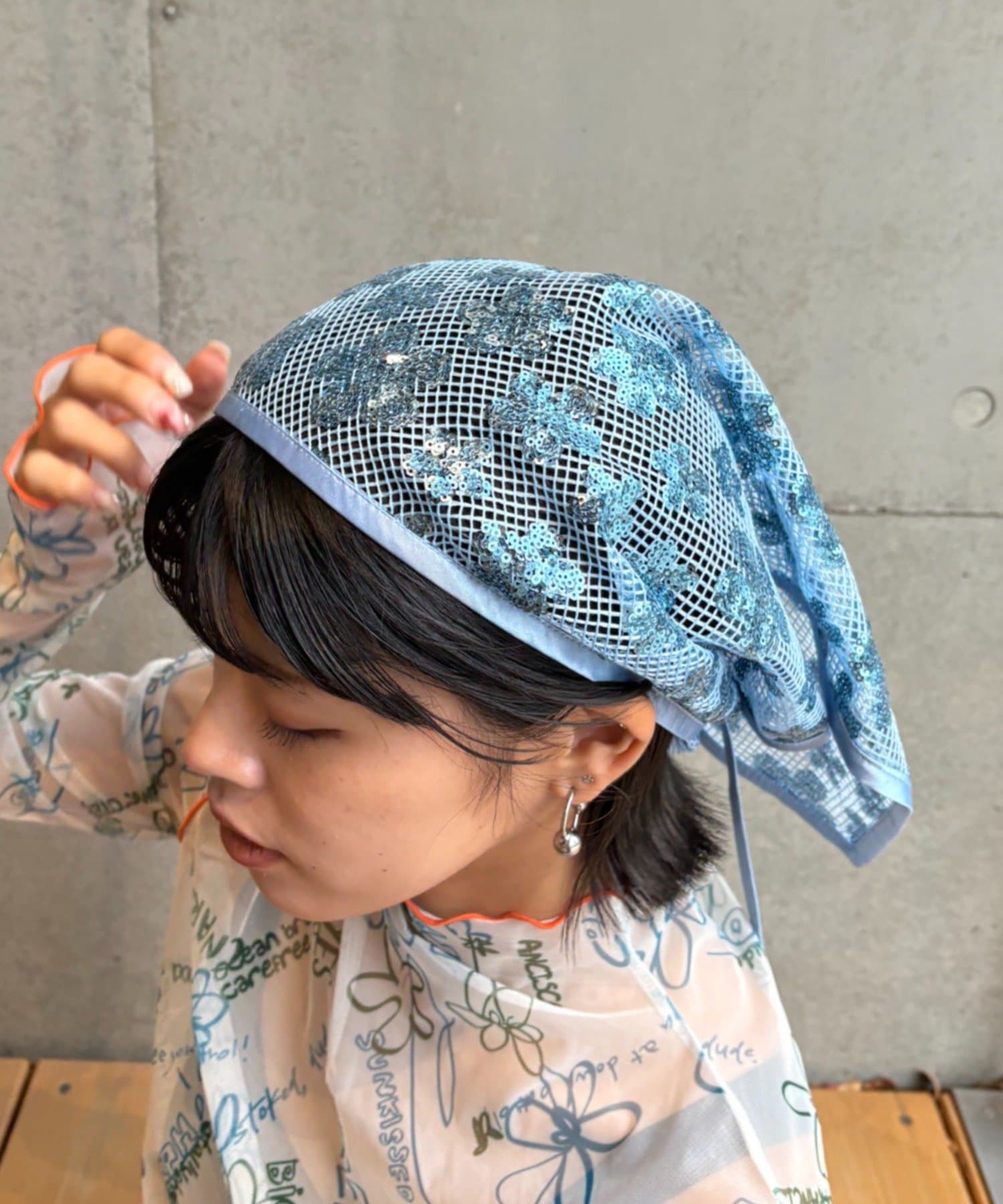 CIAOPANIC TYPY(チャオパニックティピー) ★【HELLO.SANFRANCISCO/ハローサンフランシスコ】スパンコールスカーフ