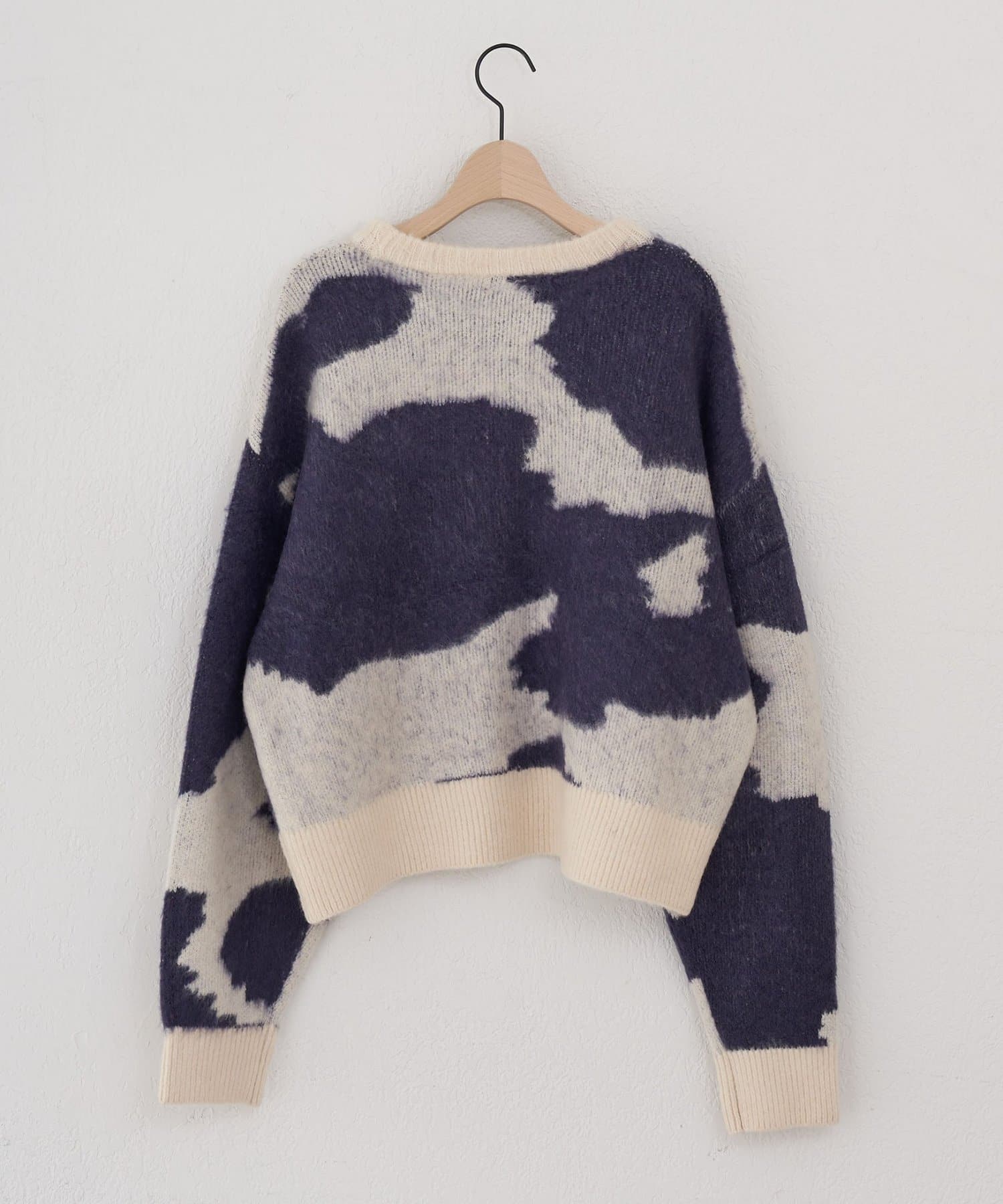 DISCOAT(ディスコート) 【ユニセックス/選べる着丈♪】ジャガードポニー柄ニット