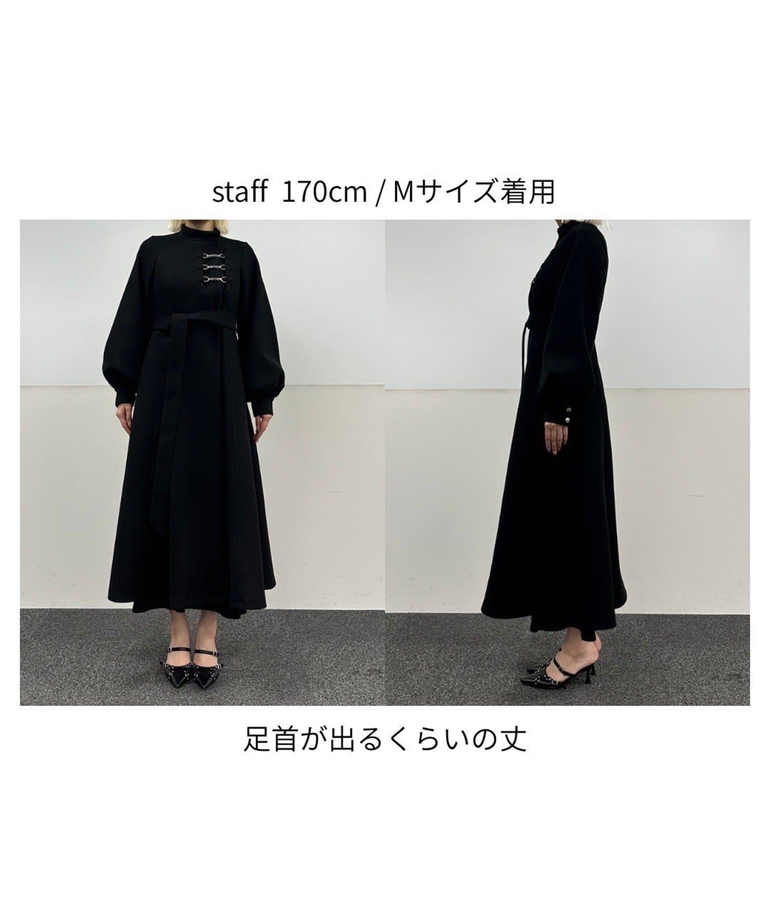 Remind me and forever(リマインドミーアンドフォーエバー) 【Mavie..7】【3サイズ展開】マフラーセットフレアロングコート
