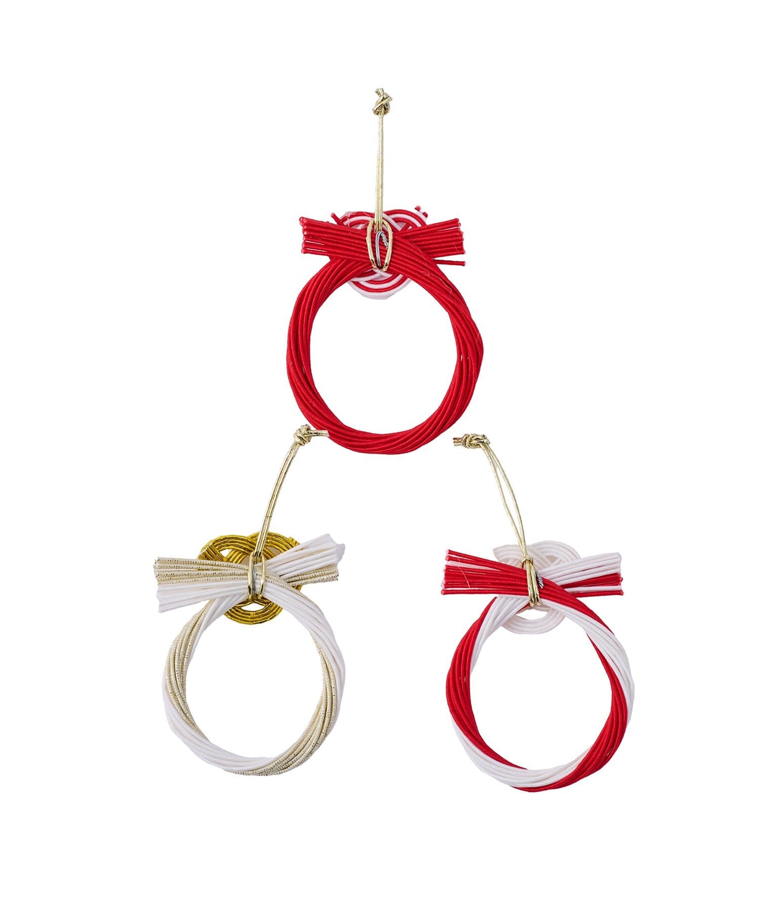 salut!(サリュ) しめ縄水引飾り3個セット/正月のお飾り