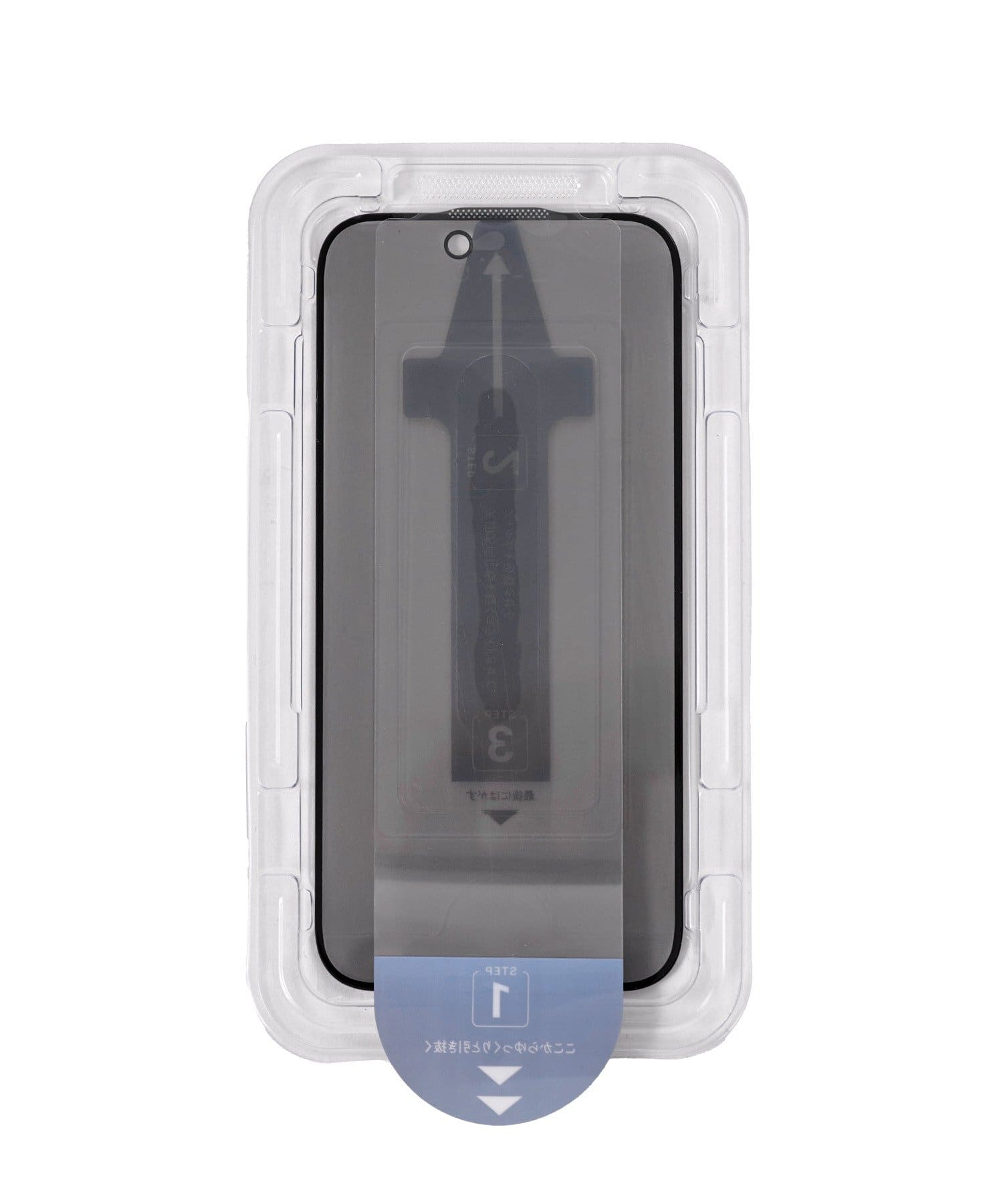 3COINS(スリーコインズ) ガイド付きガラスフィルムのぞき見防止