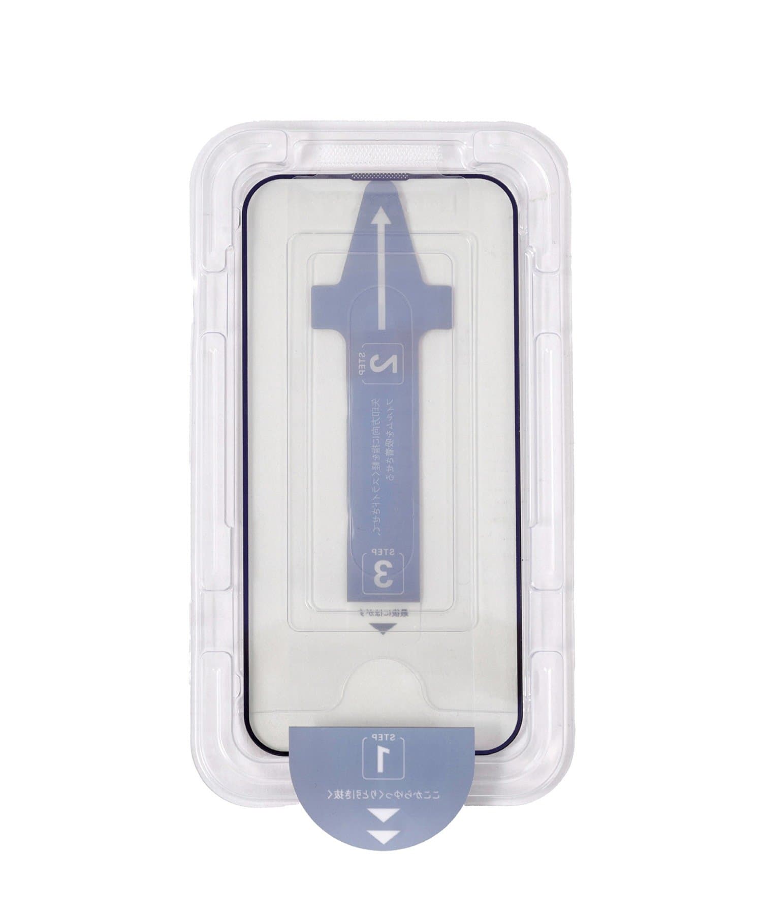 3COINS(スリーコインズ) ガイド付きガラスフィルムブルーライトカット