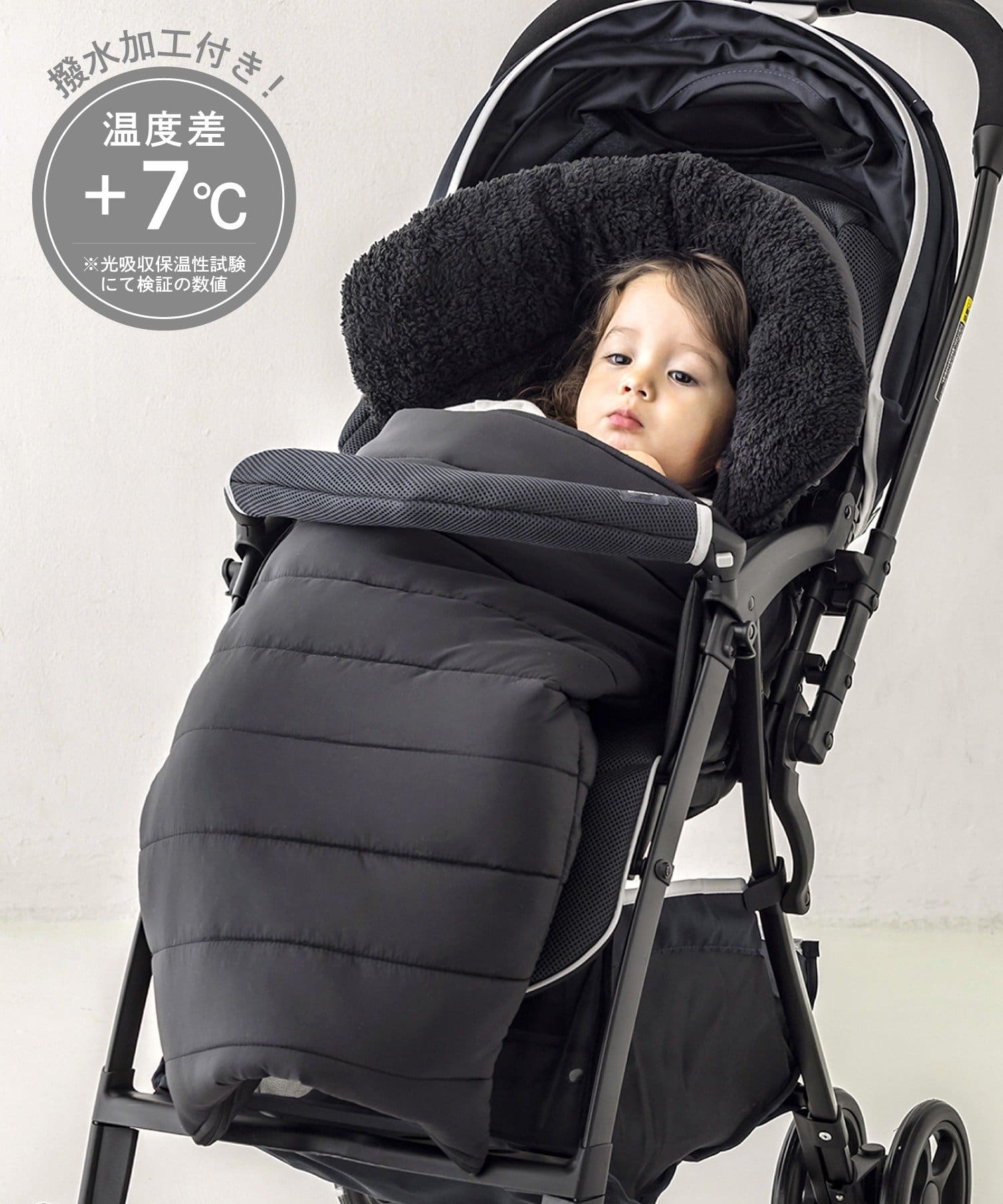 3COINS(スリーコインズ) ベビーカーフットマフ