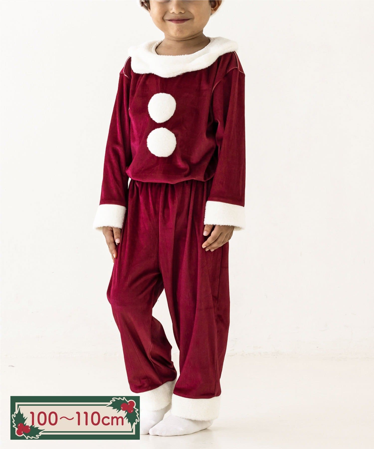 3COINS(スリーコインズ) サンタセットアップ:100~110cm/クリスマス