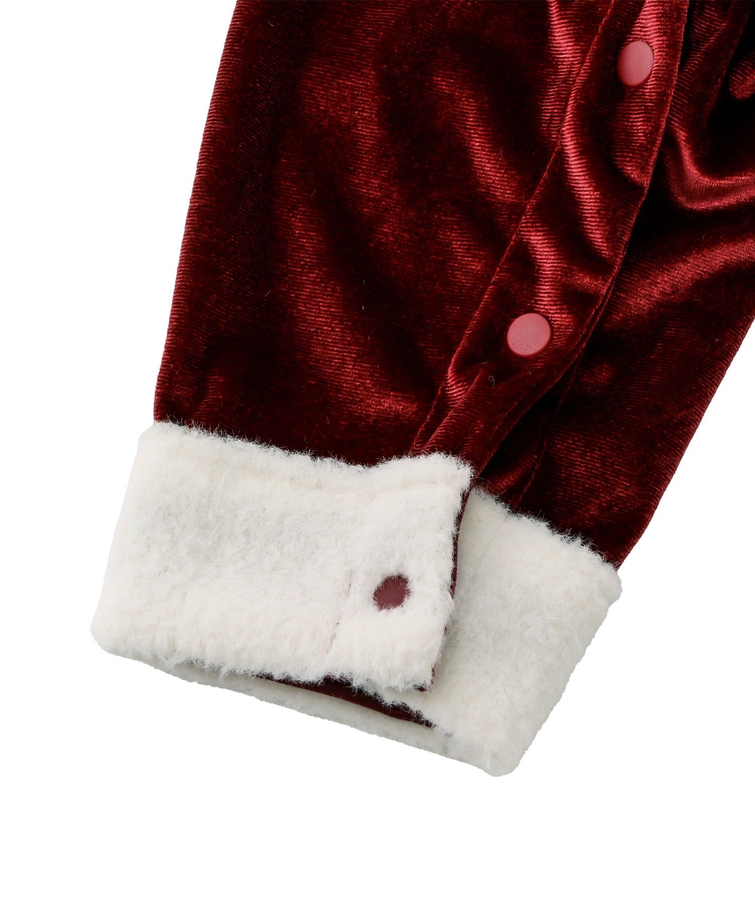 3COINS(スリーコインズ) サンタロンパース:70~80cm/クリスマス