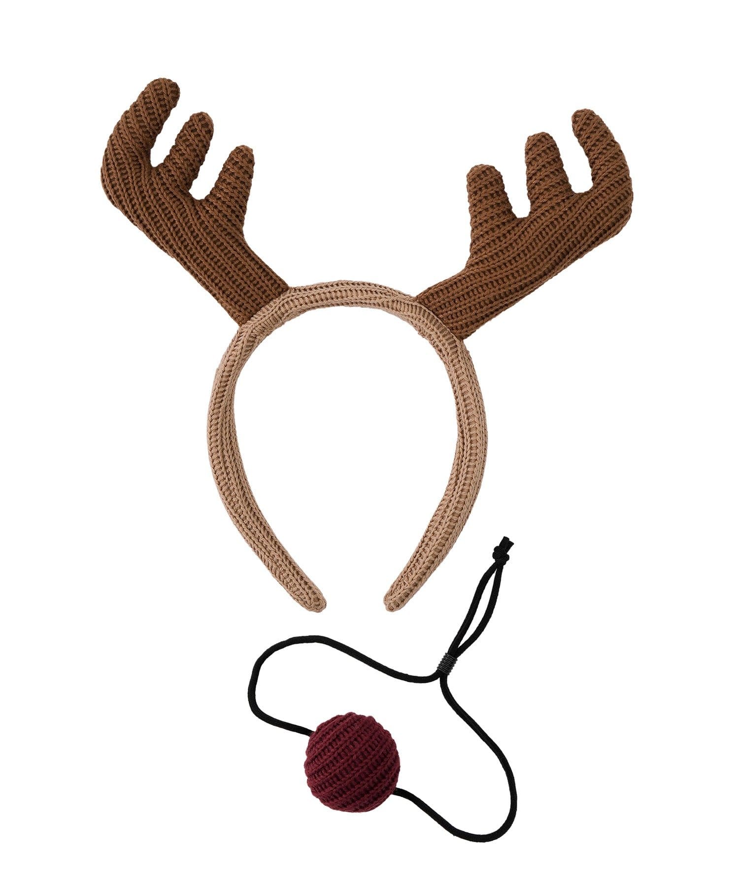 3COINS(スリーコインズ) トナカイの角&鼻セット/クリスマス