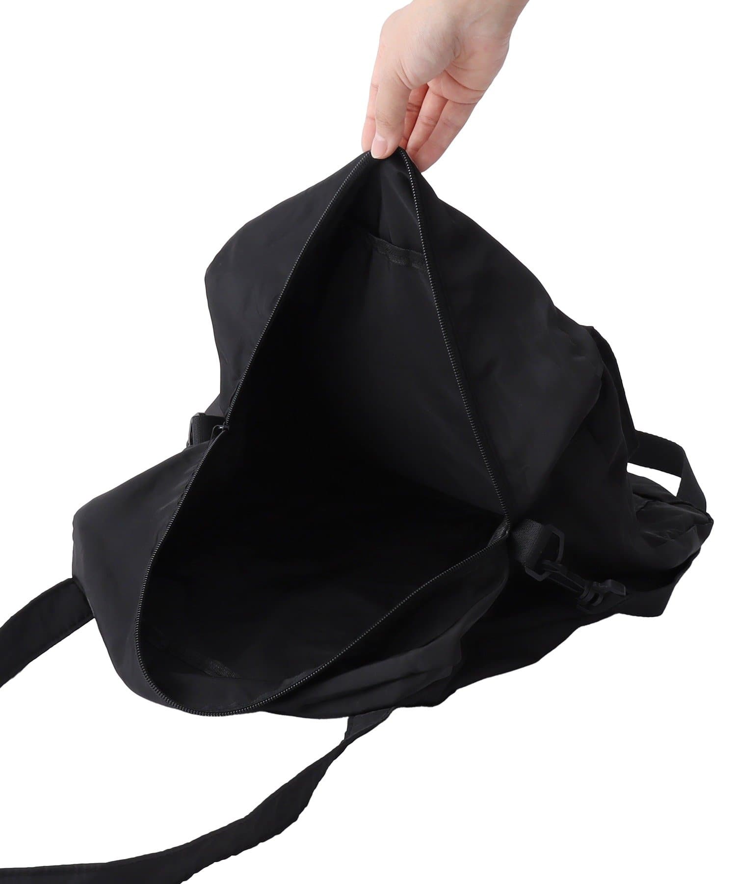 3COINS(スリーコインズ) キャリーオン折りたたみバッグ:M