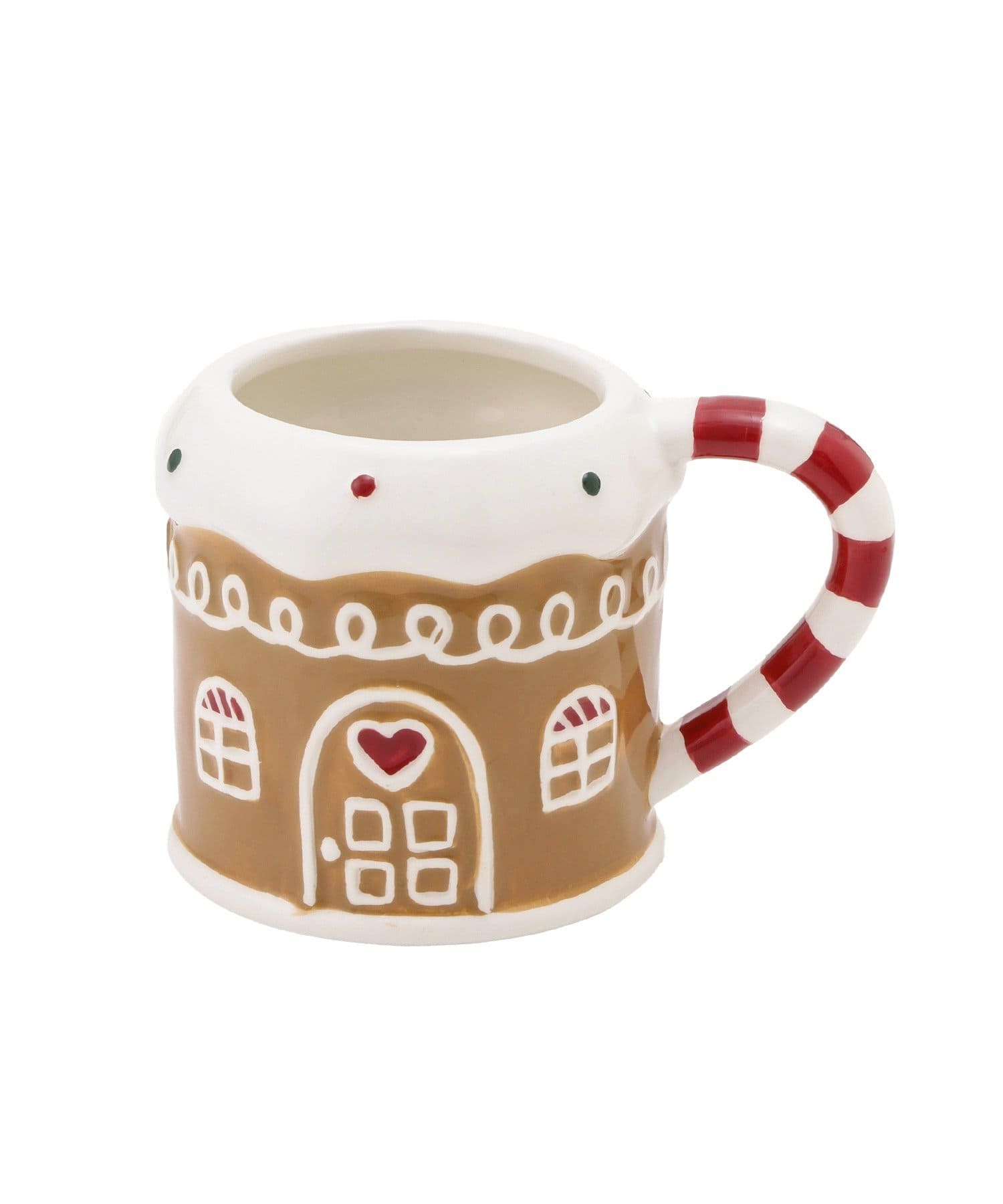 3COINS(スリーコインズ) セラミックモチーフマグ:270ml/クリスマス